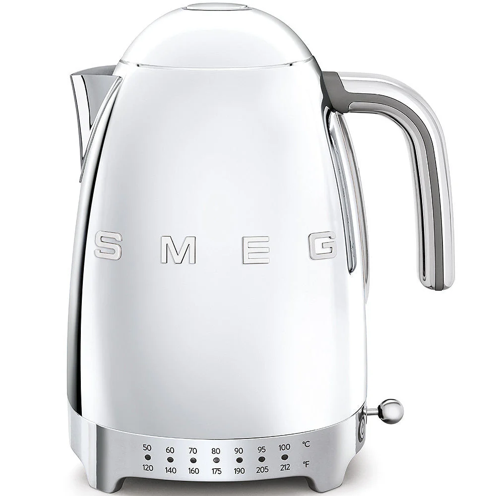 SMEG Electric Kettle 1.7L Variable Temperature (Stainless Steel)