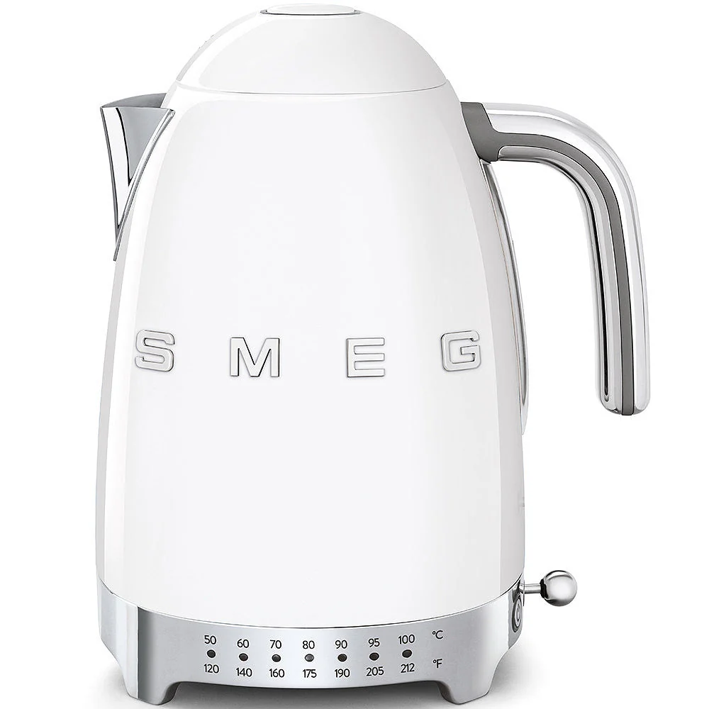 SMEG Electric Kettle 1.7L Variable Temperature (White)