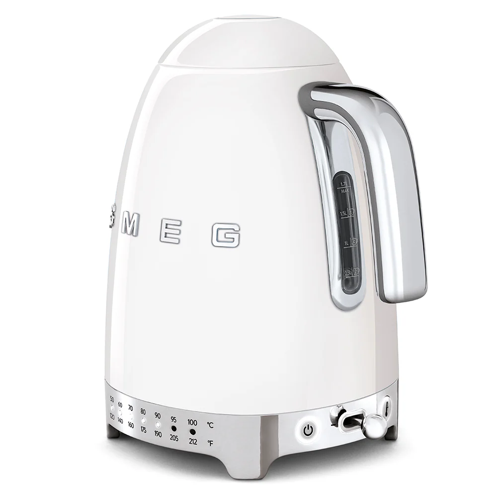 SMEG Electric Kettle 1.7L Variable Temperature (White) - Image 3
