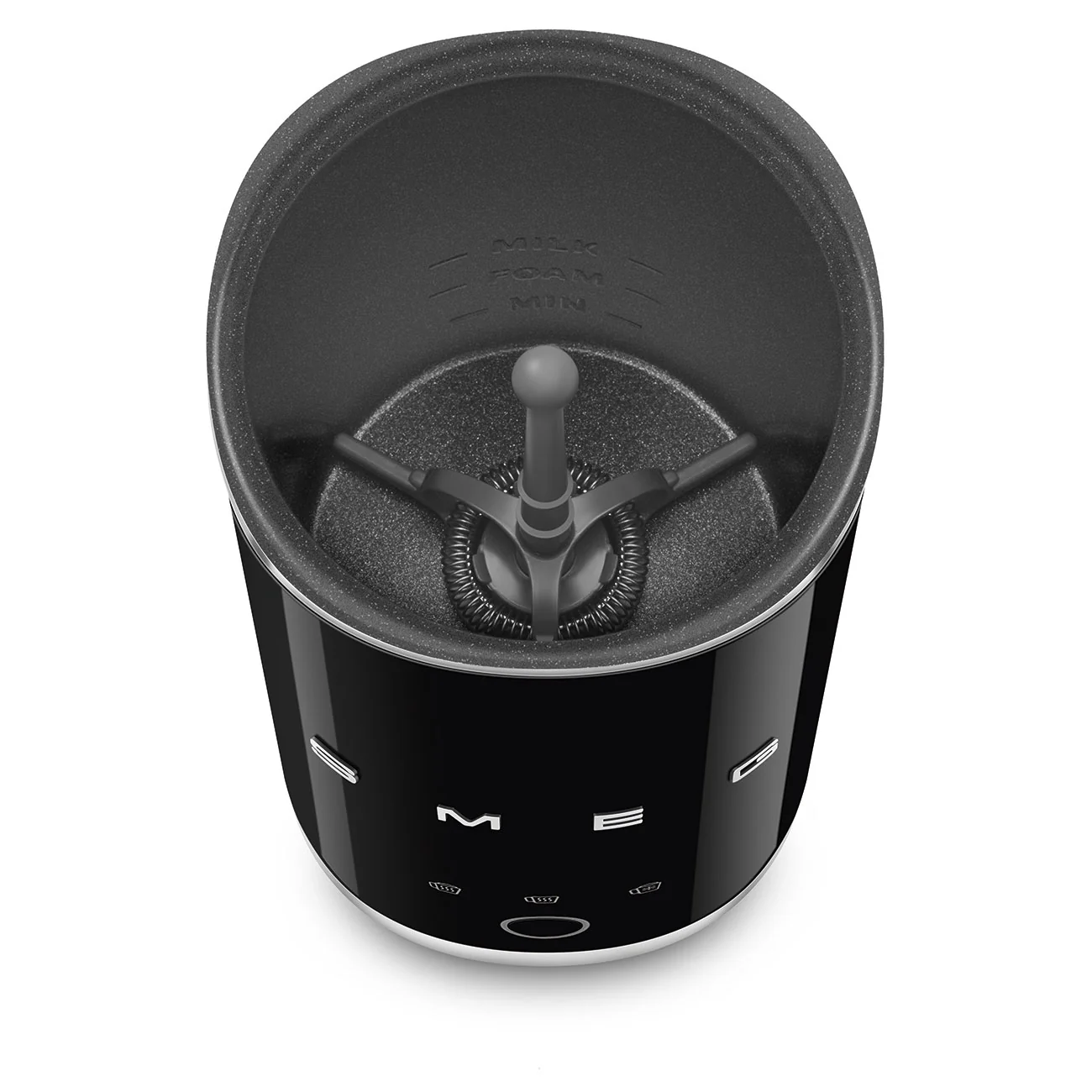 SMEG Portable Milk Frother (Black) - Image 4