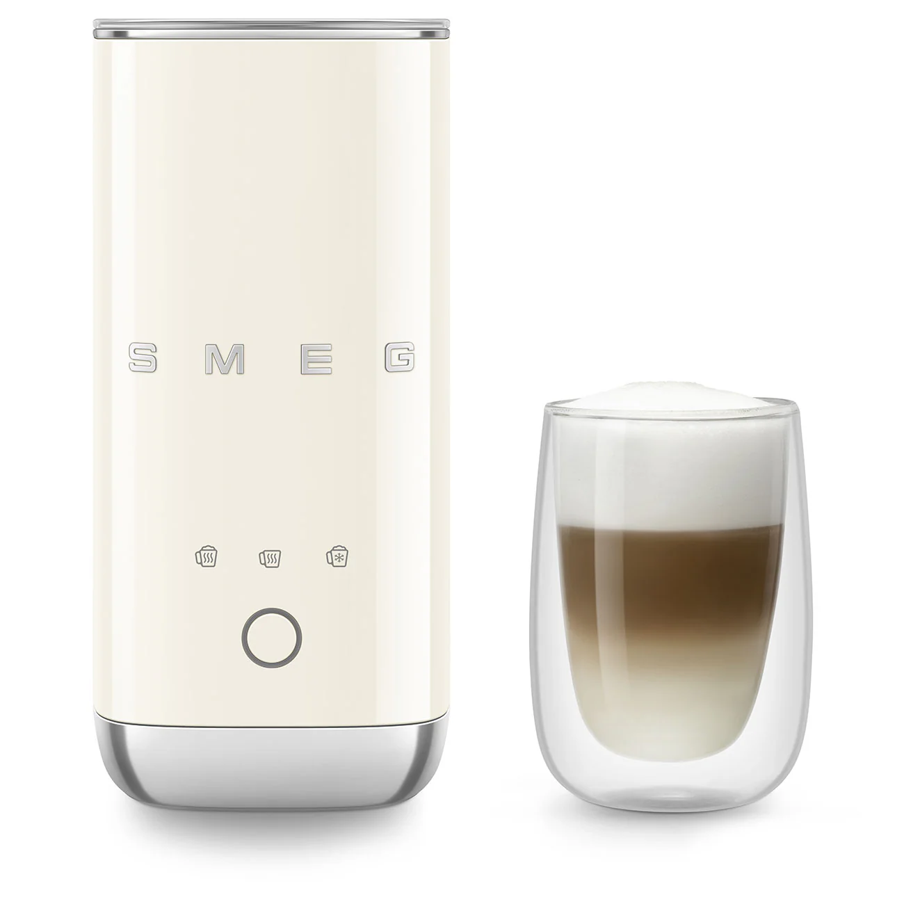 SMEG Portable Milk Frother (Cream) - Image 7