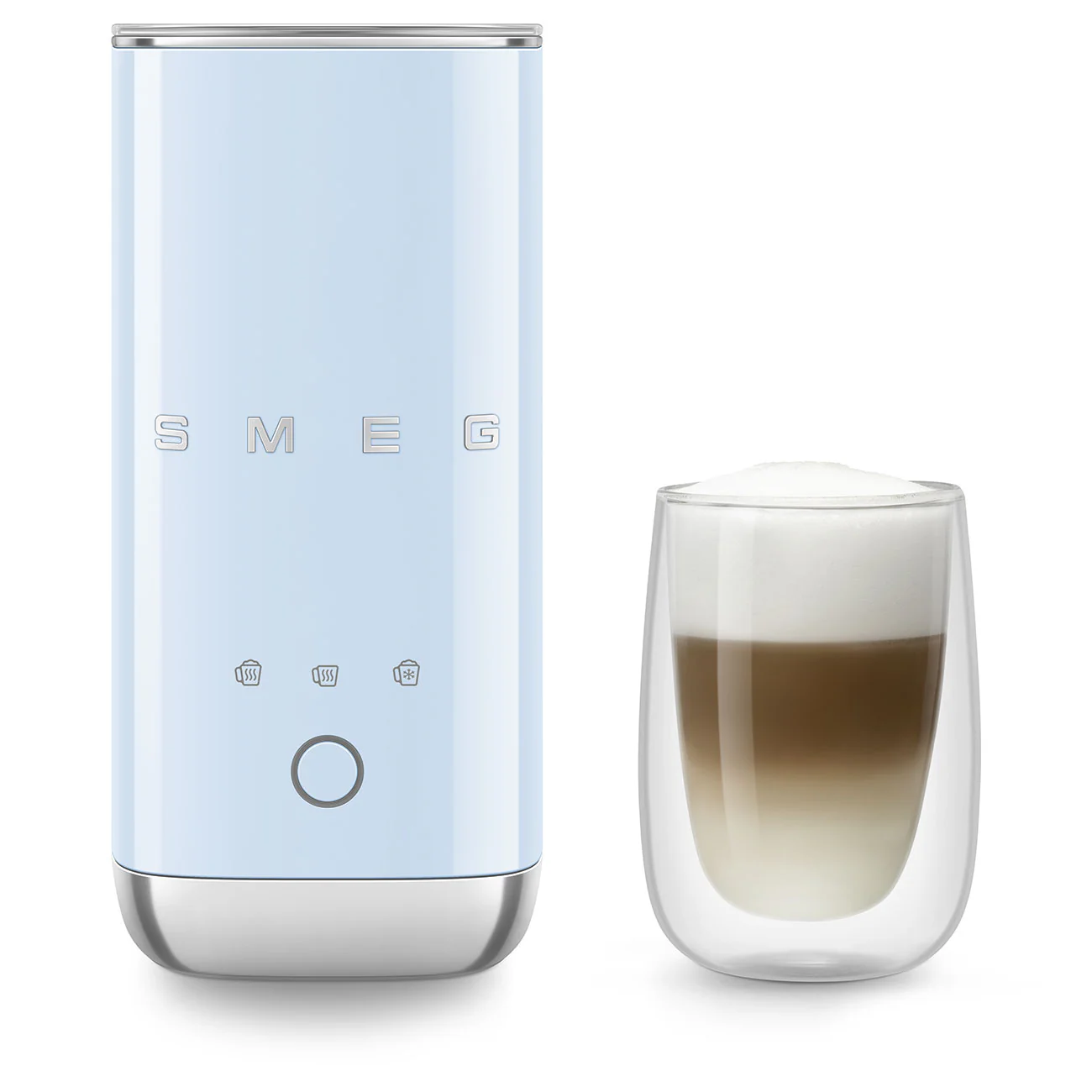 SMEG Portable Milk Frother (Pastel Blue) - Image 6