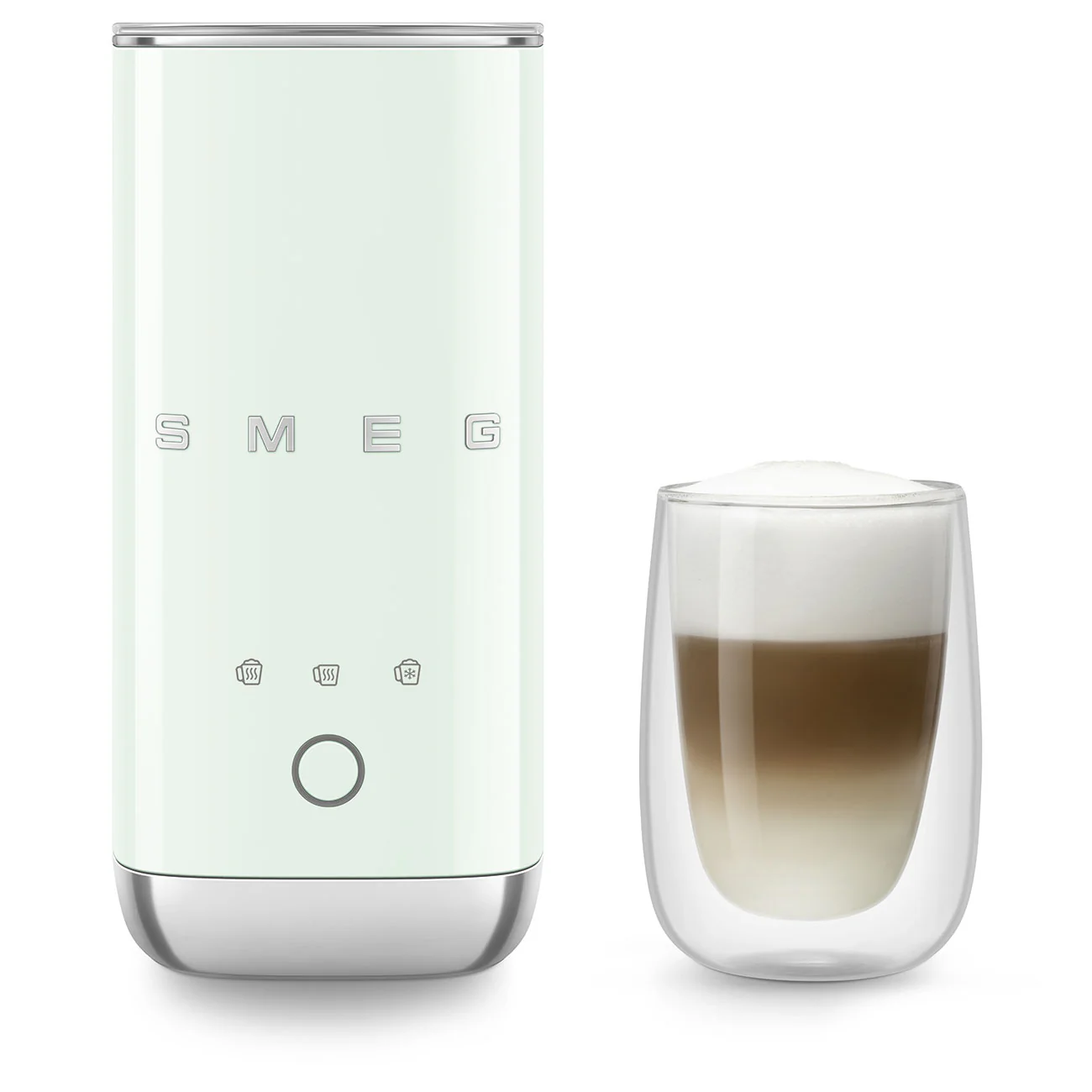 SMEG Portable Milk Frother (Pastel Green) - Image 6