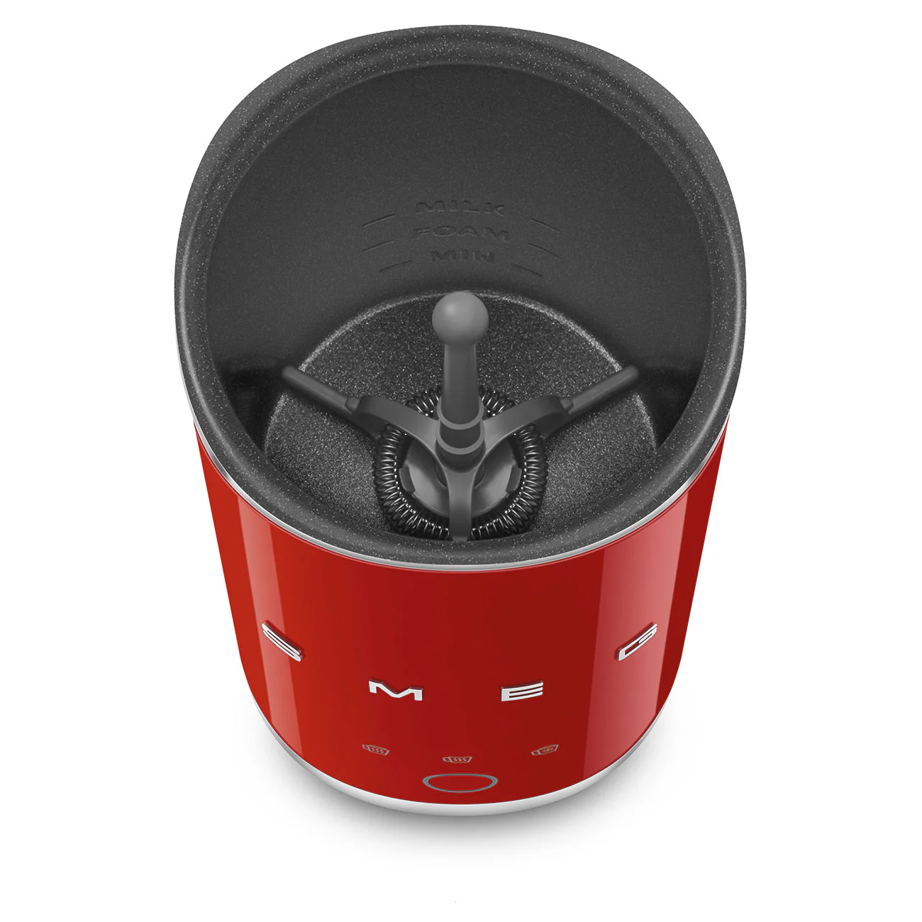 SMEG Portable Milk Frother (Red) - Image 6
