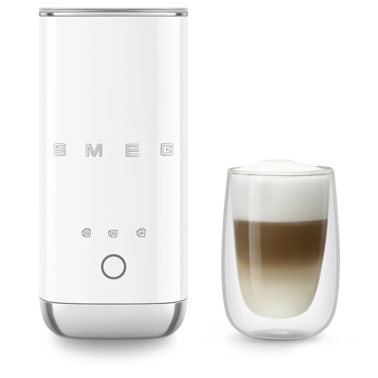 SMEG Portable Milk Frother (White) - Image 6