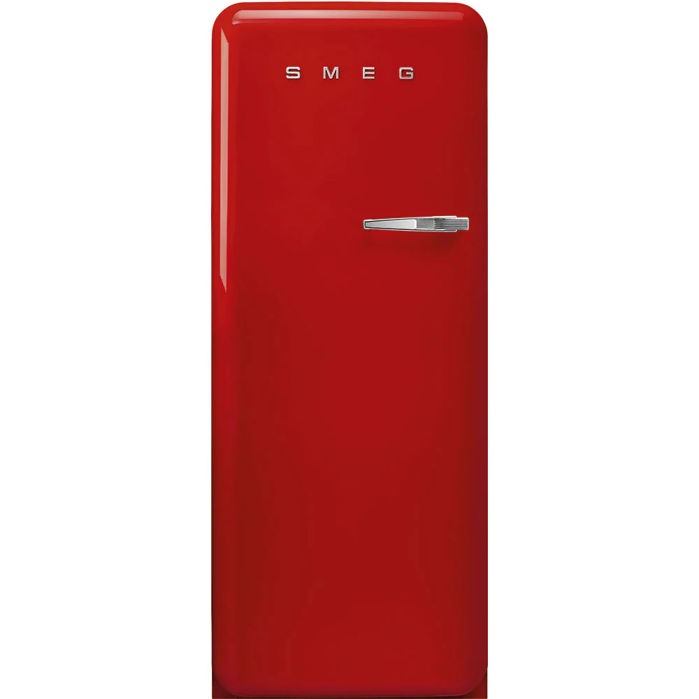SMEG FAB28 Retro Refrigerator Left Hinge (Red)