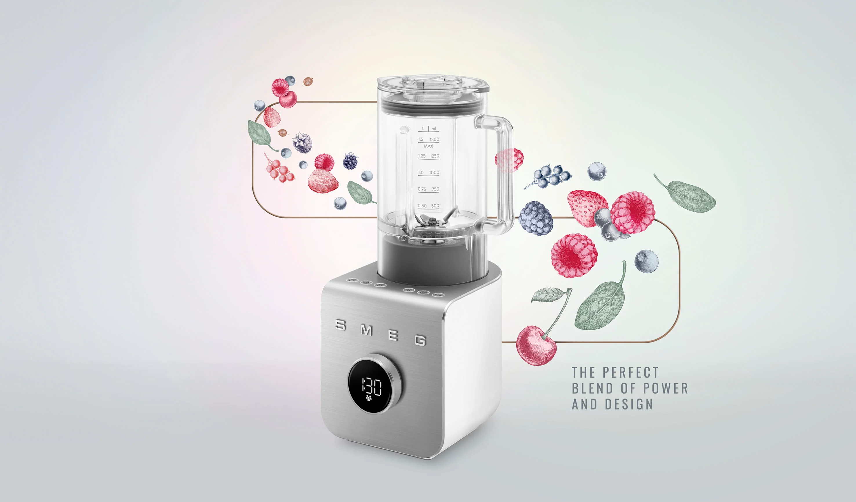 SMEG High Performance Blender (White Matte) - Image 6
