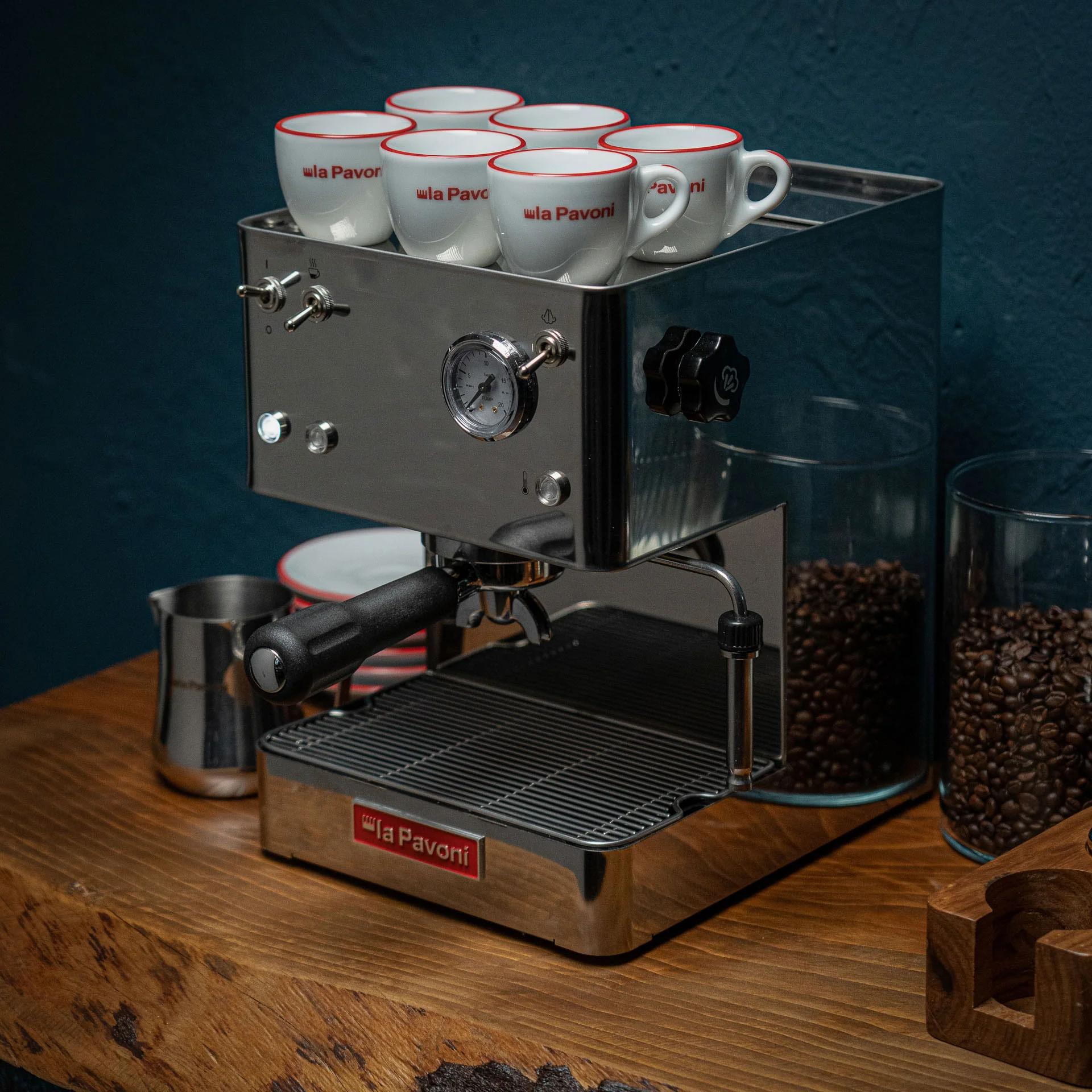 La Pavoni Casa Bar Manual Espresso Machine (Stainless Steel) - Image 10