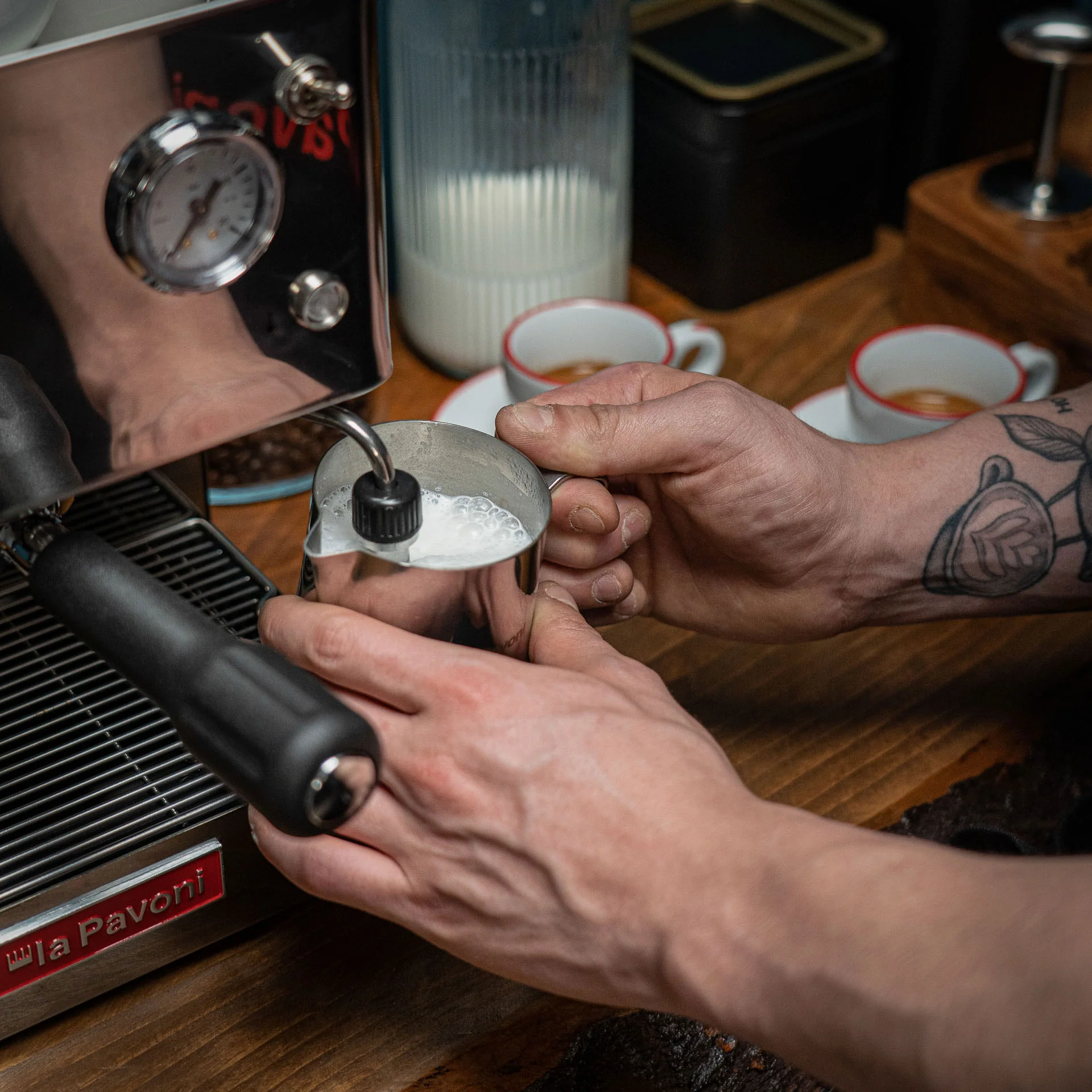 La Pavoni Casa Bar Manual Espresso Machine (Stainless Steel) - Image 14