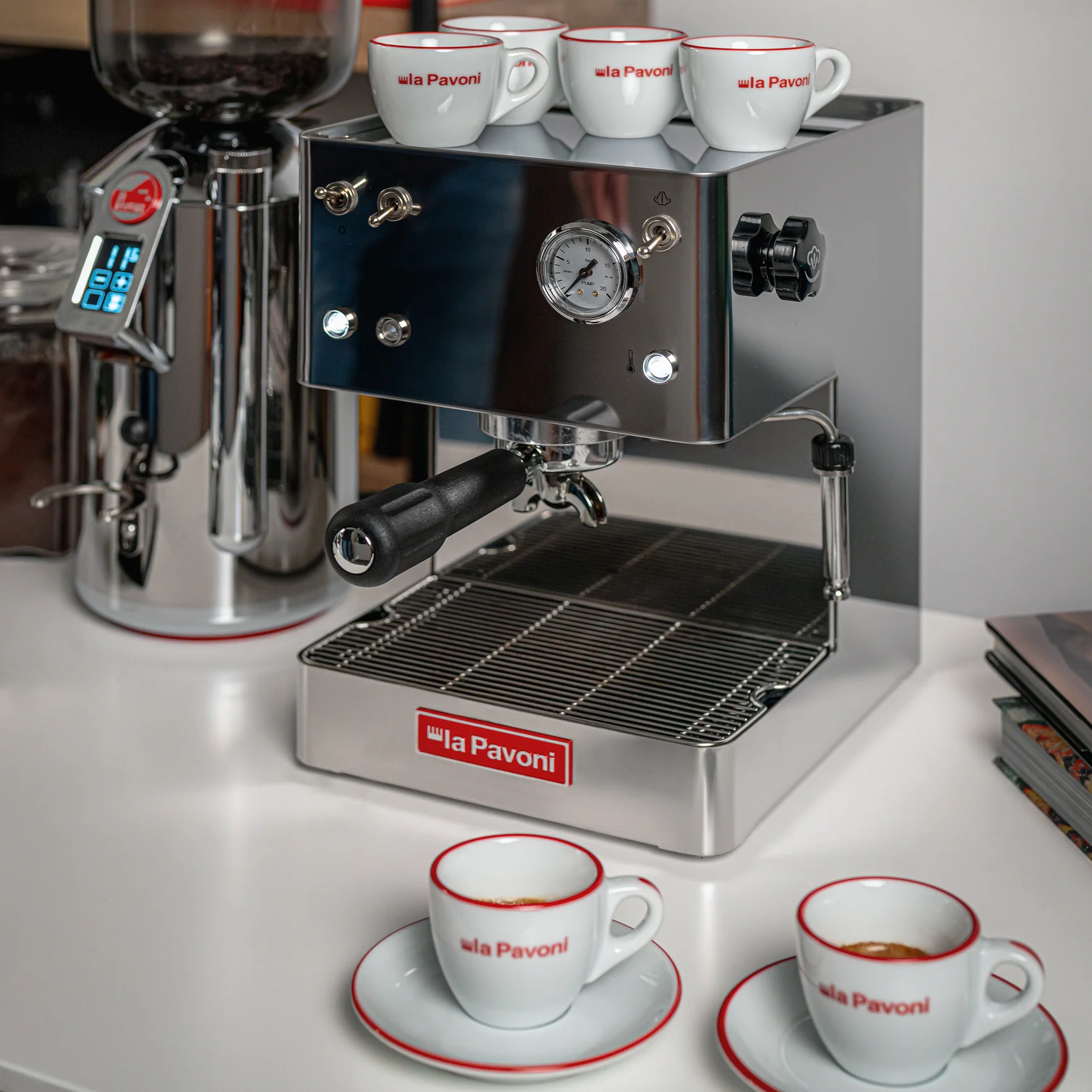La Pavoni Casa Bar Manual Espresso Machine (Stainless Steel) - Image 18