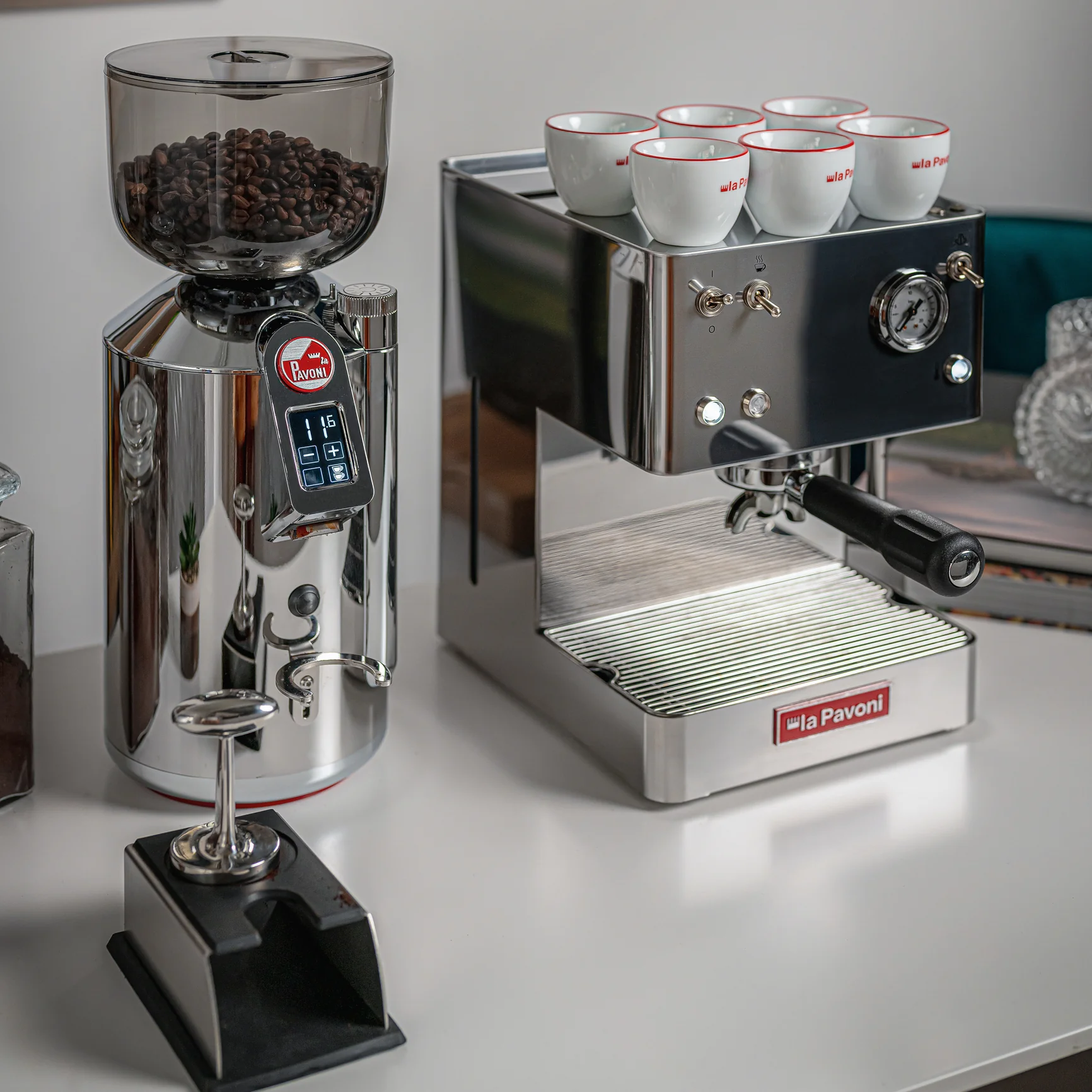La Pavoni Casa Bar Manual Espresso Machine (Stainless Steel) - Image 20