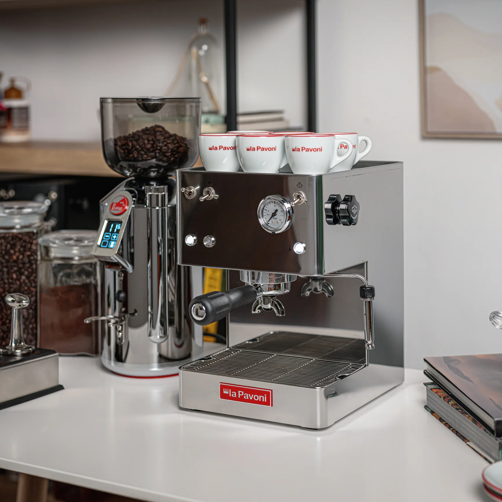 La Pavoni Casa Bar Manual Espresso Machine (Stainless Steel) - Image 25