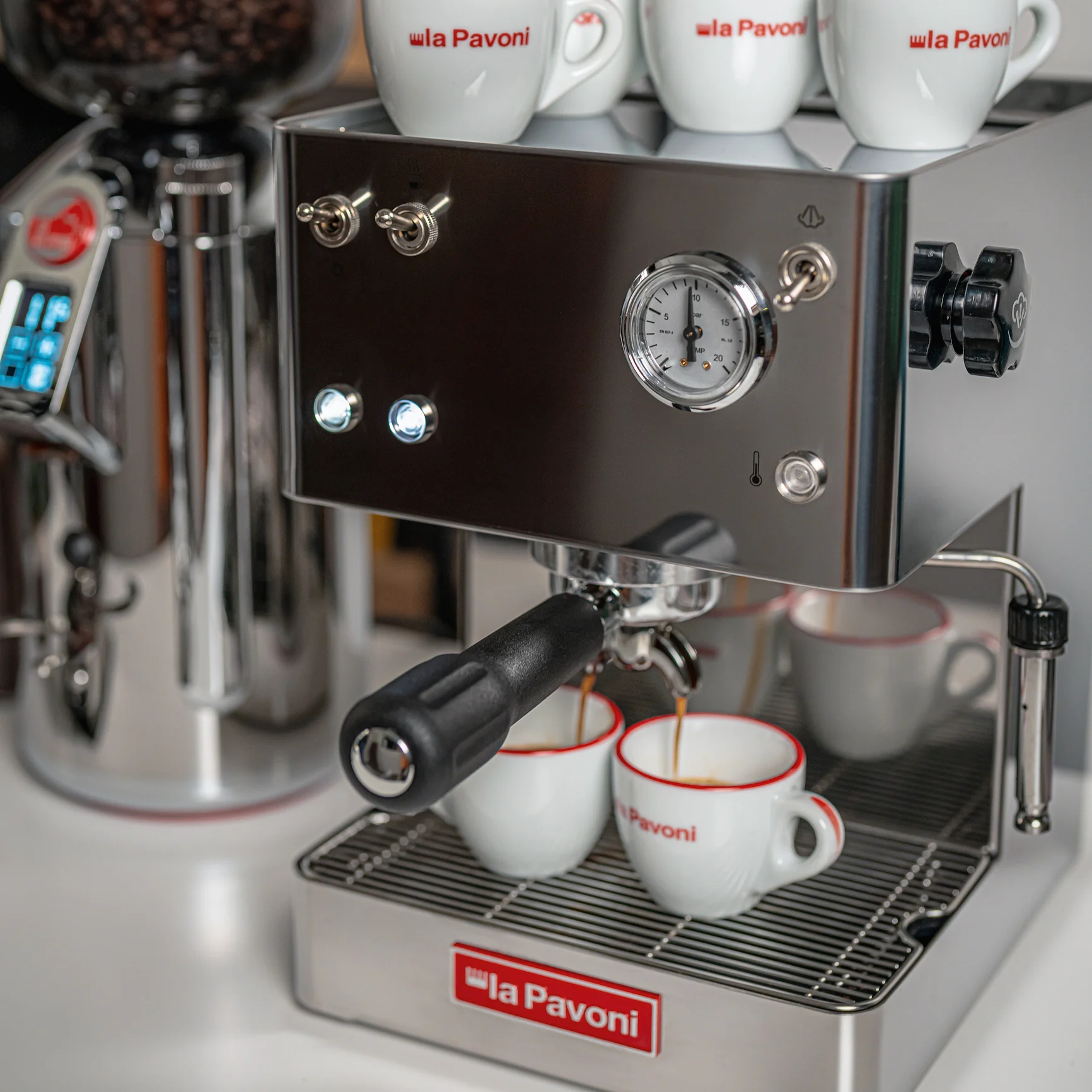La Pavoni Casa Bar Manual Espresso Machine (Stainless Steel) - Image 26
