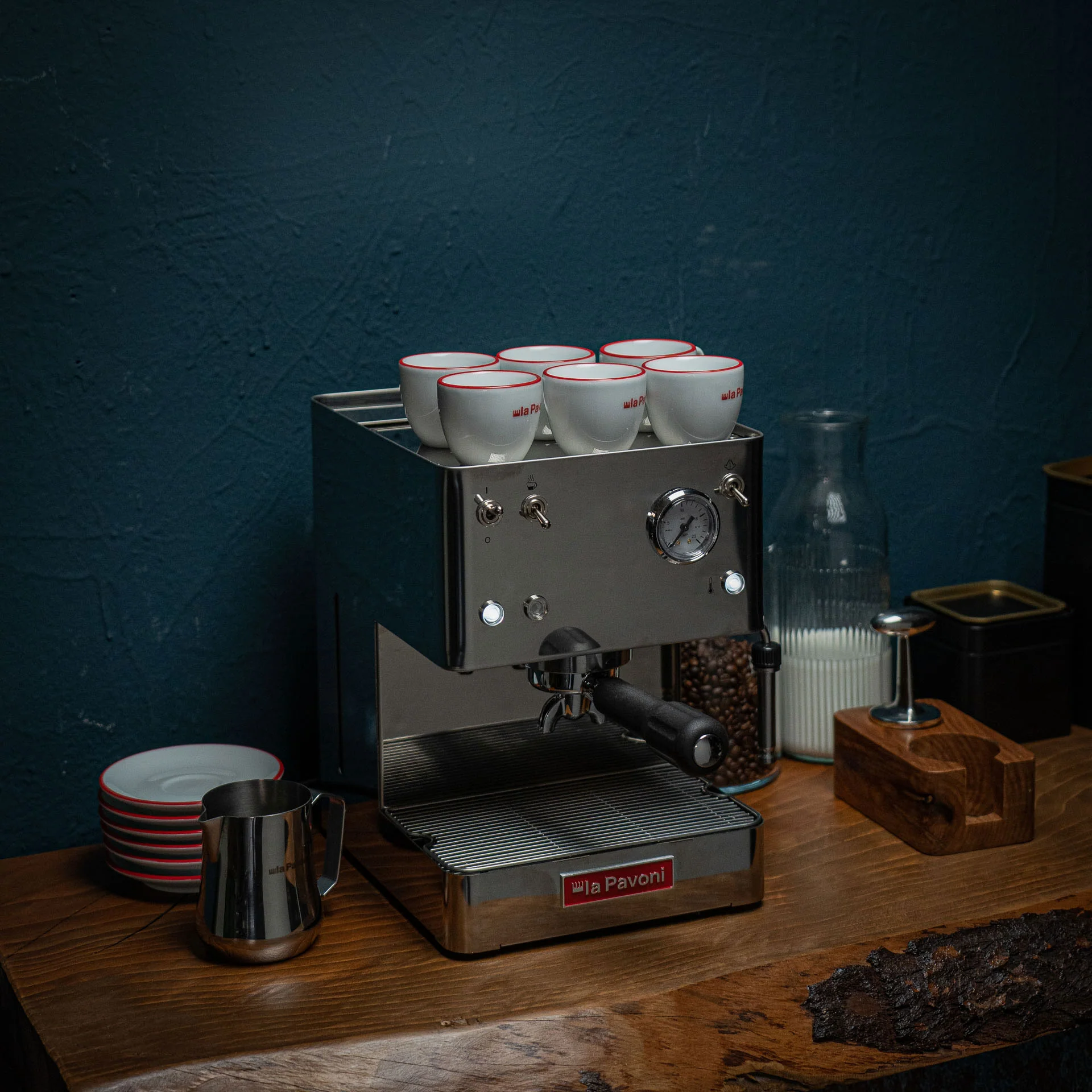La Pavoni Casa Bar Manual Espresso Machine (Stainless Steel) - Image 6