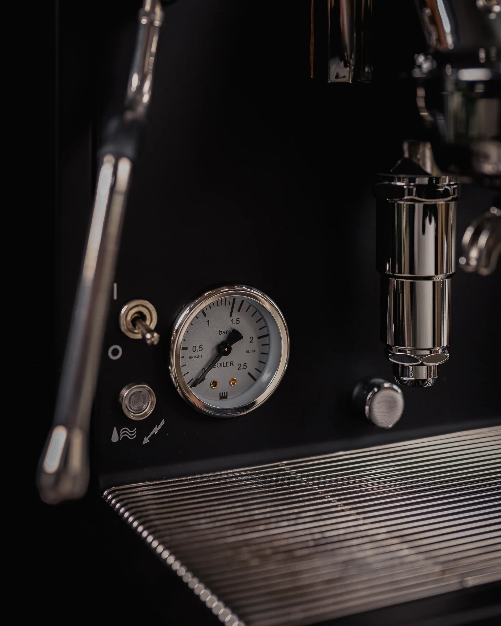 La Pavoni Cellini Classic Nera Semi-Pro Espresso Machine (Matte Black) - Image 20
