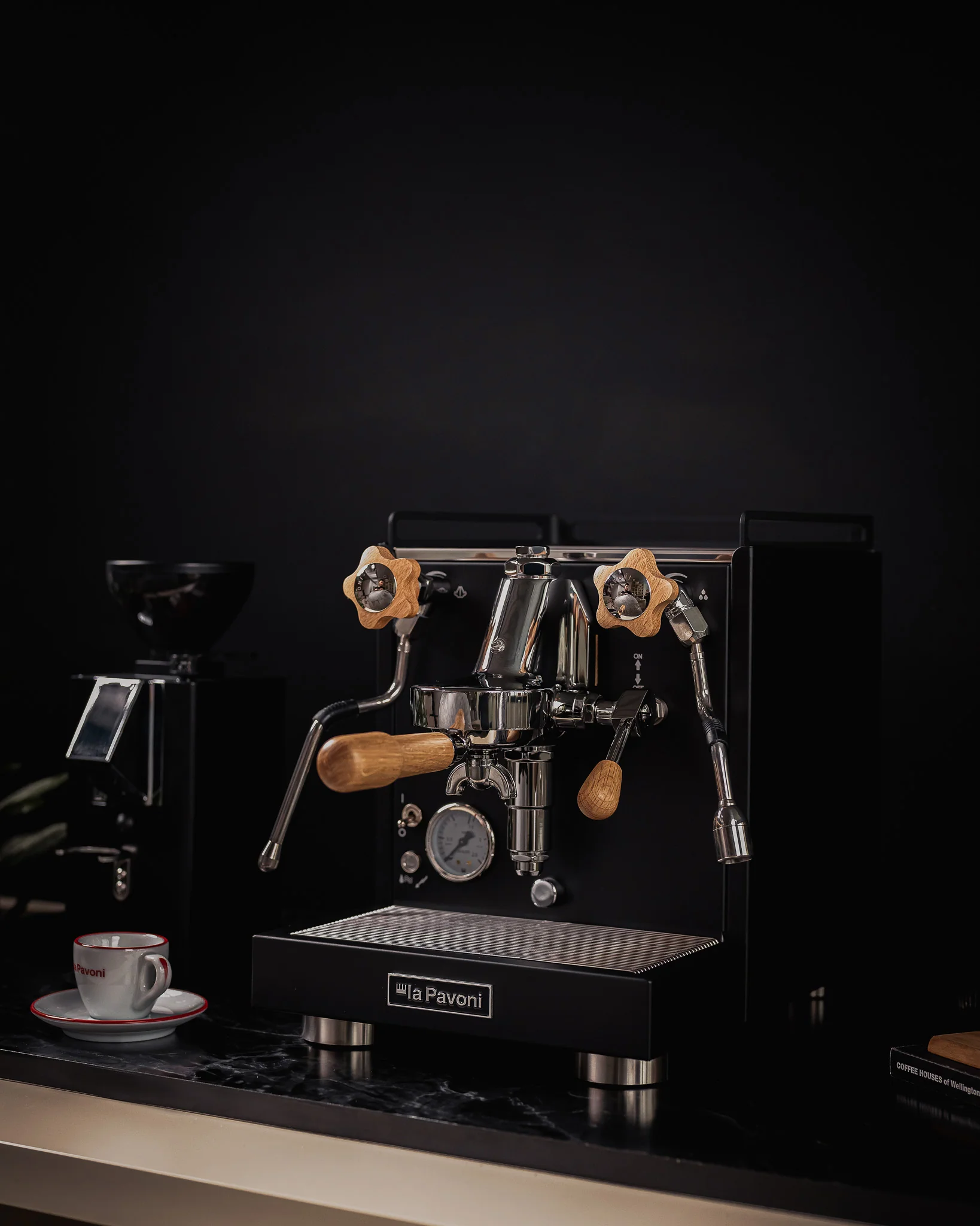 La Pavoni Cellini Classic Nera Semi-Pro Espresso Machine (Matte Black) - Image 25