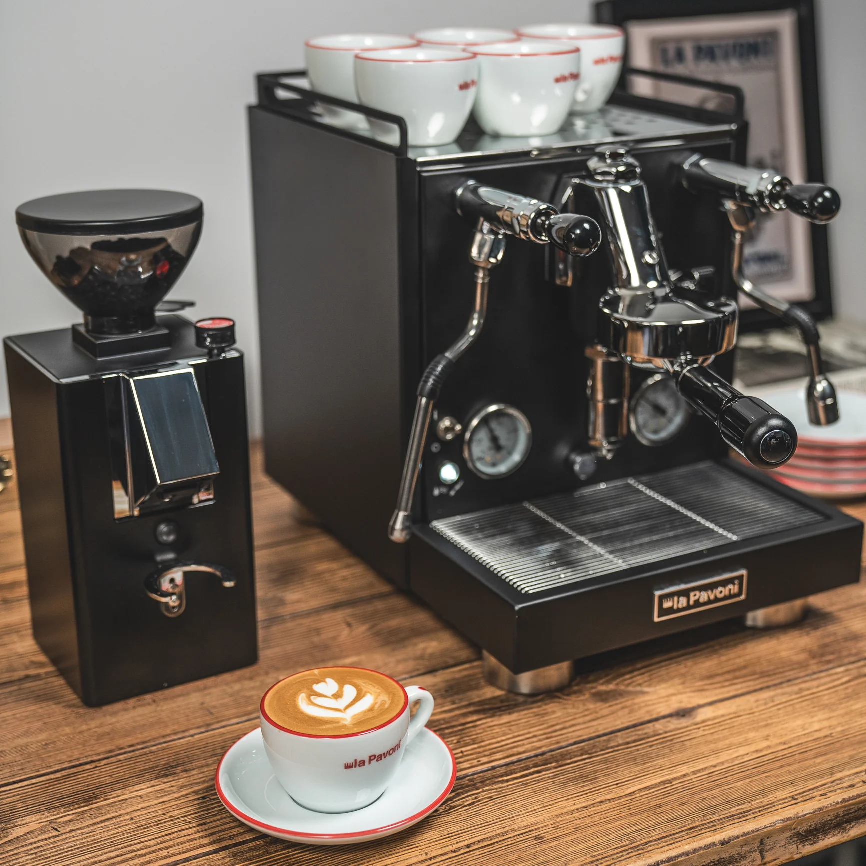 La Pavoni Cellini Evolution Nera Semi-Pro Espresso Machine (Matte Black) - Image 14
