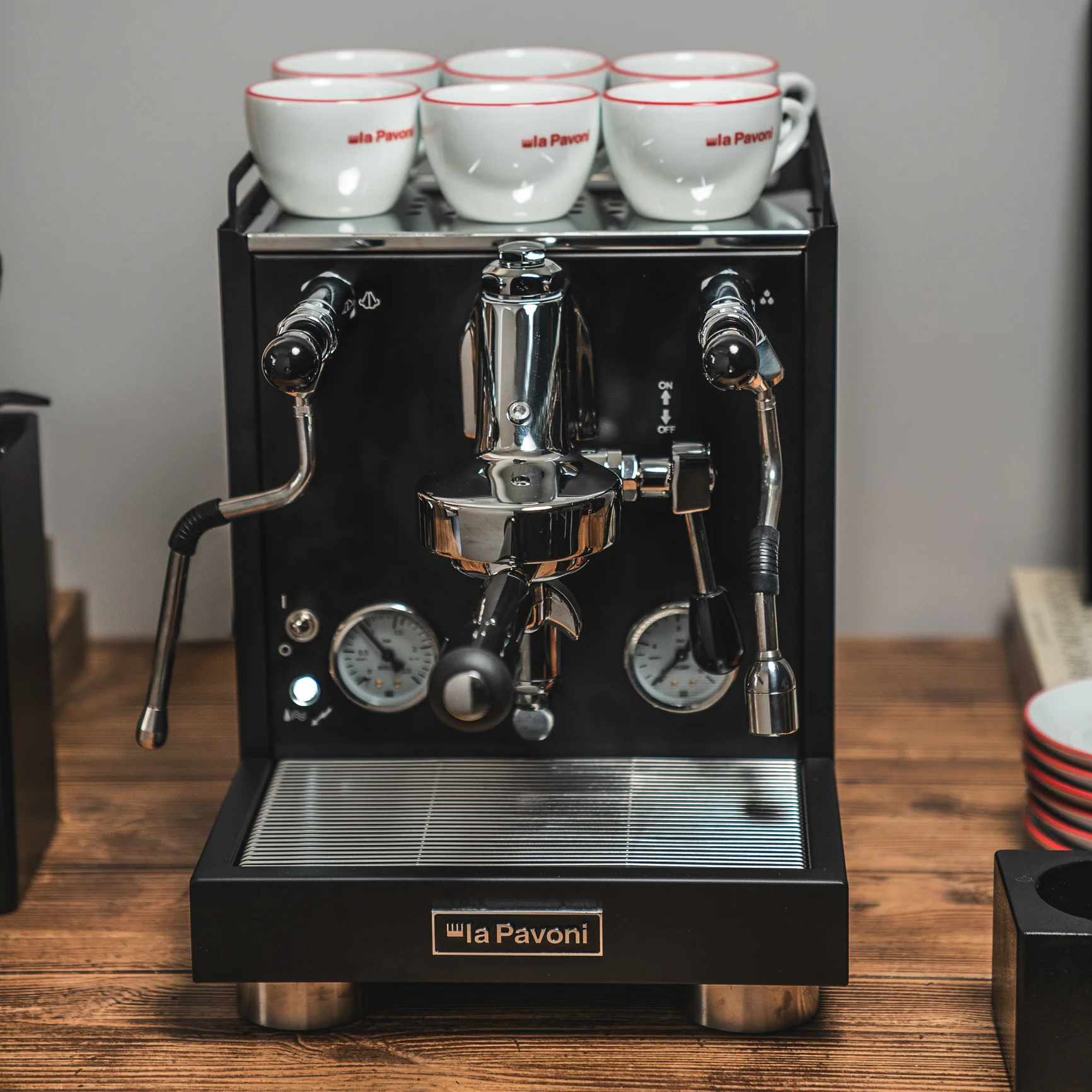 La Pavoni Cellini Evolution Nera Semi-Pro Espresso Machine (Matte Black) - Image 4