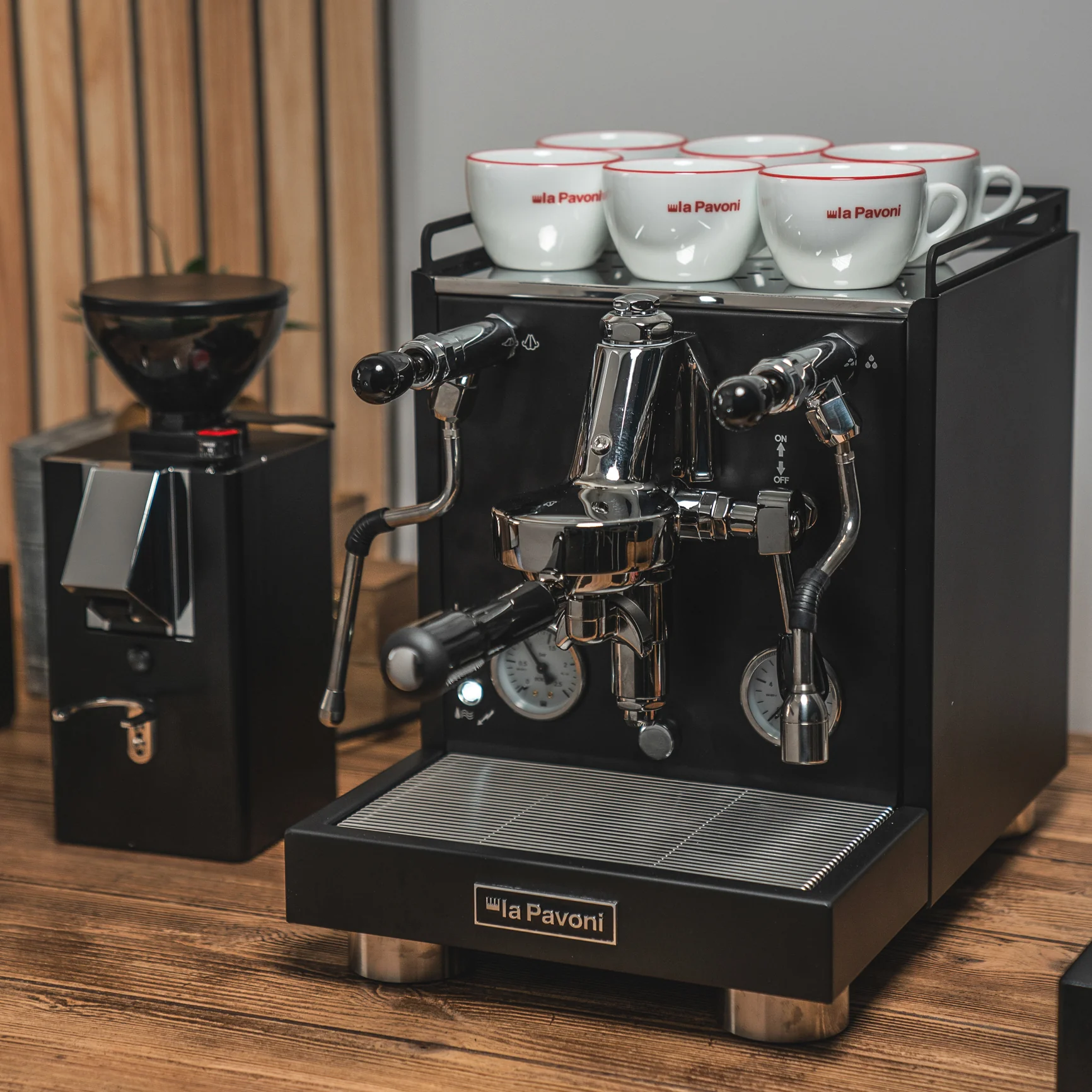 La Pavoni Cellini Evolution Nera Semi-Pro Espresso Machine (Matte Black) - Image 8