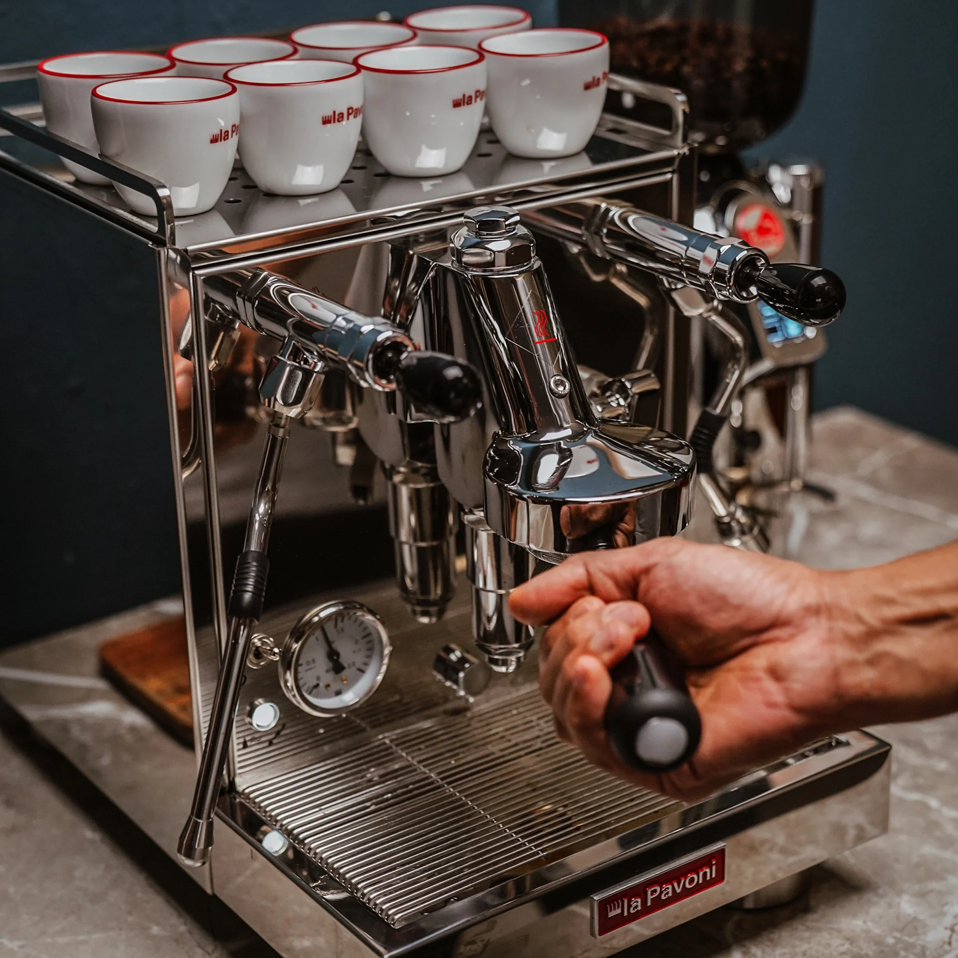La Pavoni Cellini Evolution Semi-Pro Espresso Machine (Stainless Steel) - Image 21