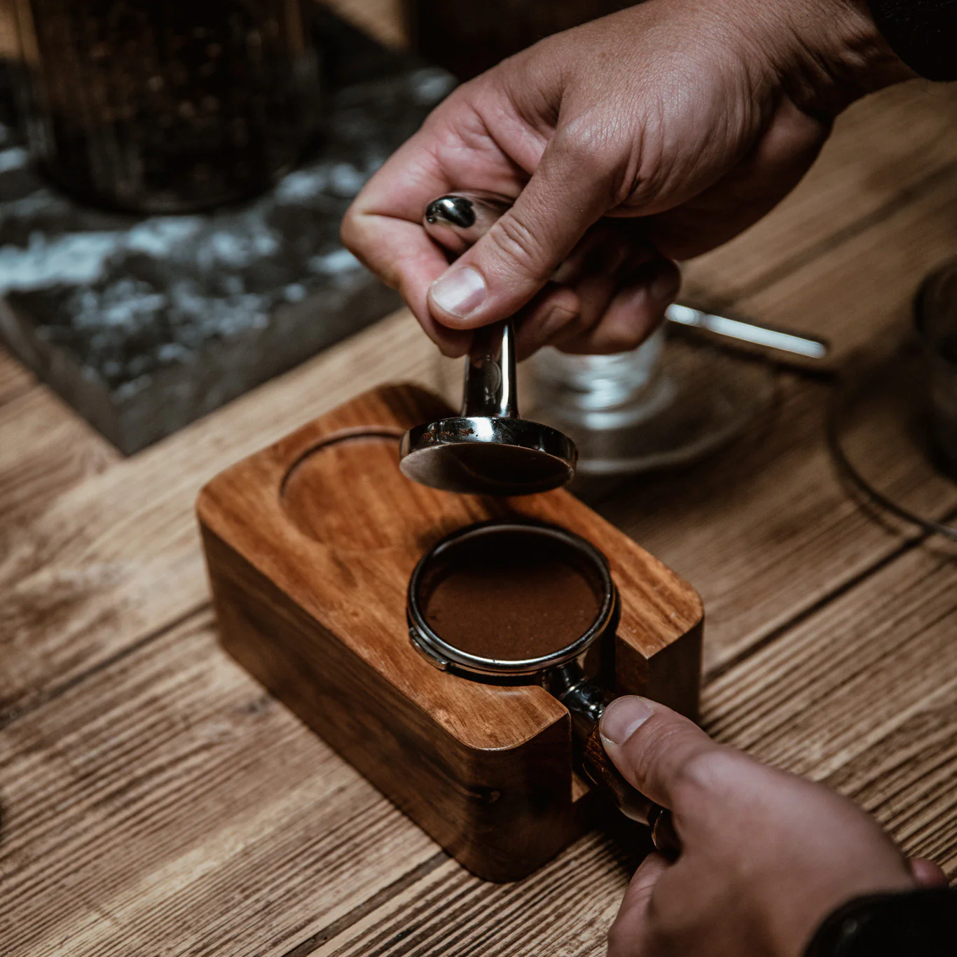 La Pavoni Tamper for Semi-Pro Machines (Stainless Steel) - Image 4