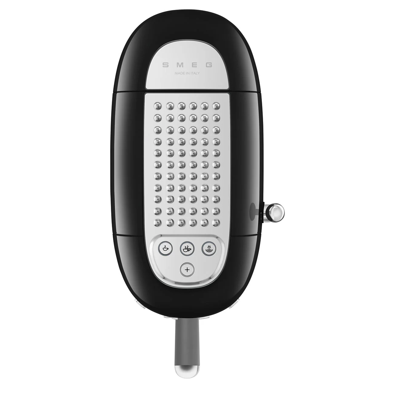 SMEG Manual Espresso Coffee Machine with Milk Frother (Black) - Image 6