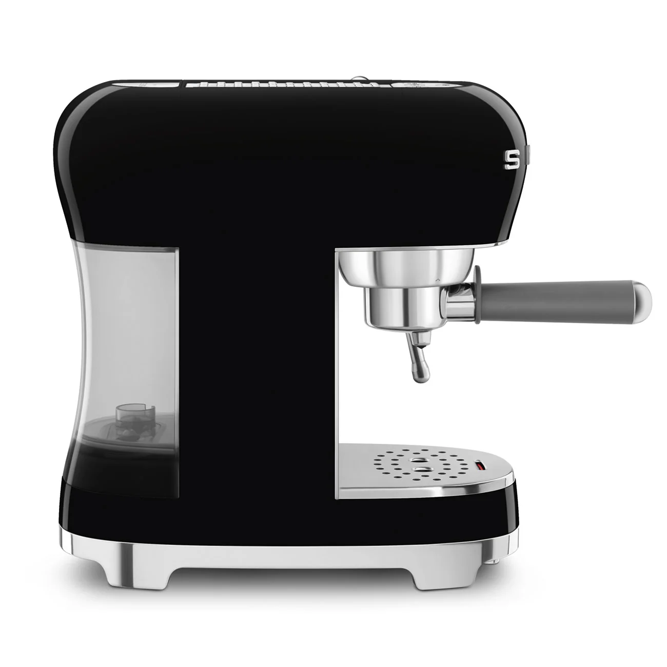 SMEG Manual Espresso Coffee Machine with Milk Frother (Black) - Image 7