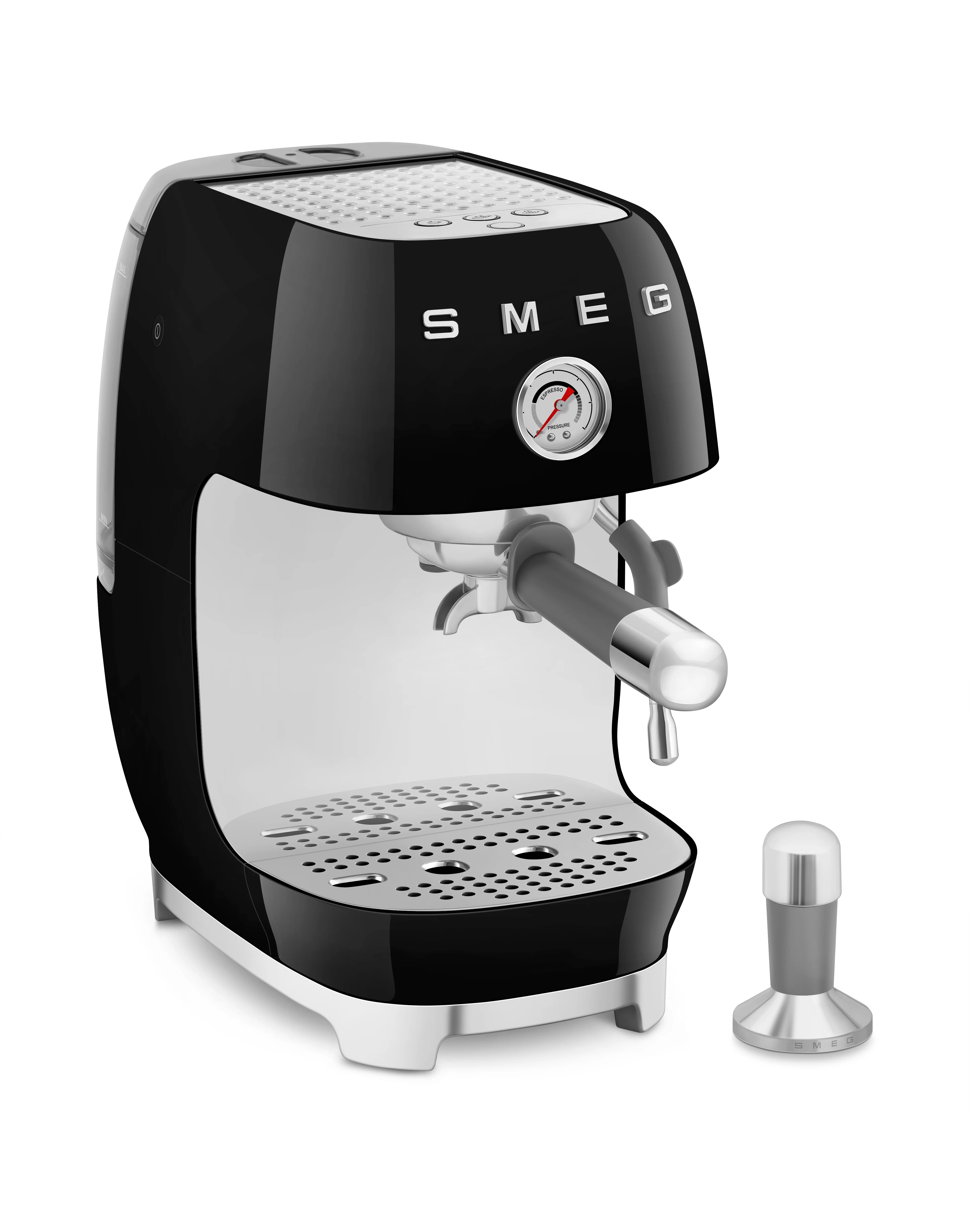SMEG Manual Espresso Coffee Machine with Cold Brew (Black) - Image 7