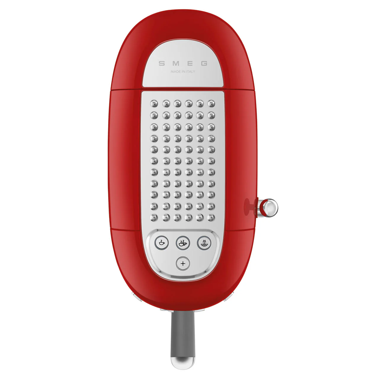 SMEG Manual Espresso Coffee Machine with Milk Frother (Red) - Image 5