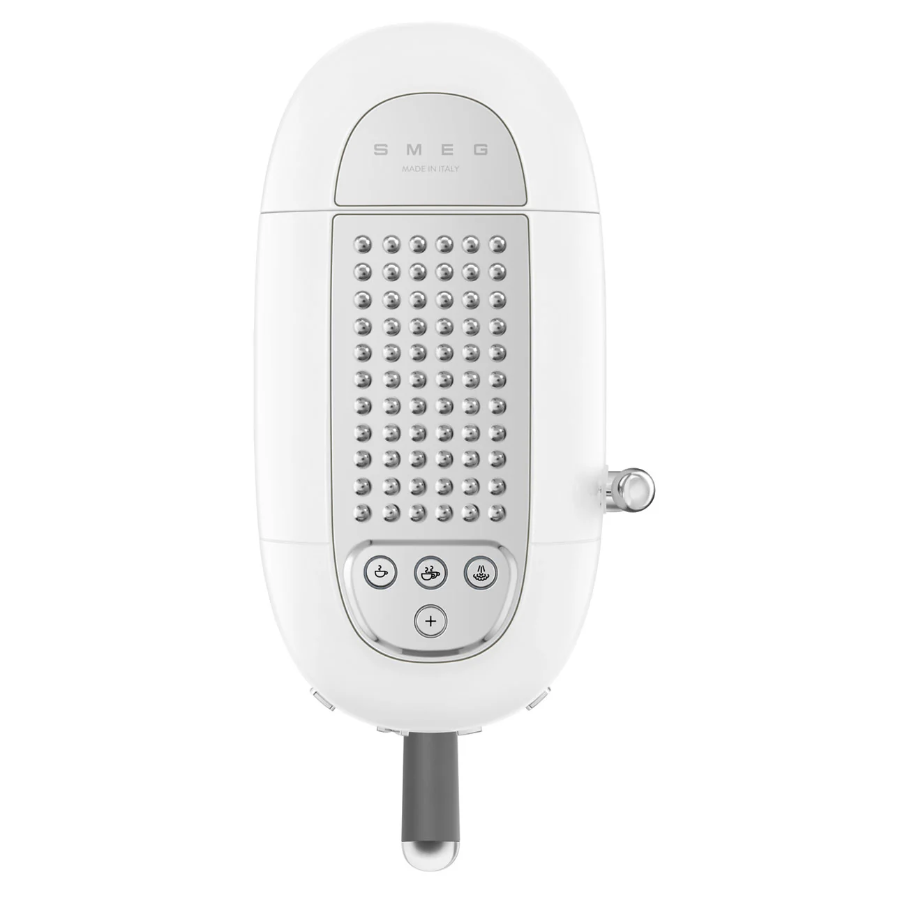 SMEG Manual Espresso Coffee Machine with Milk Frother (White) - Image 6