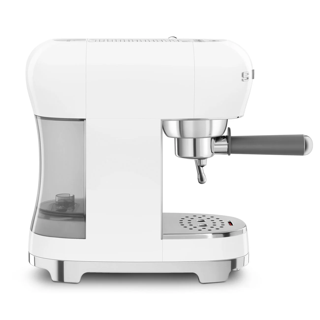 SMEG Manual Espresso Coffee Machine with Milk Frother (White) - Image 7