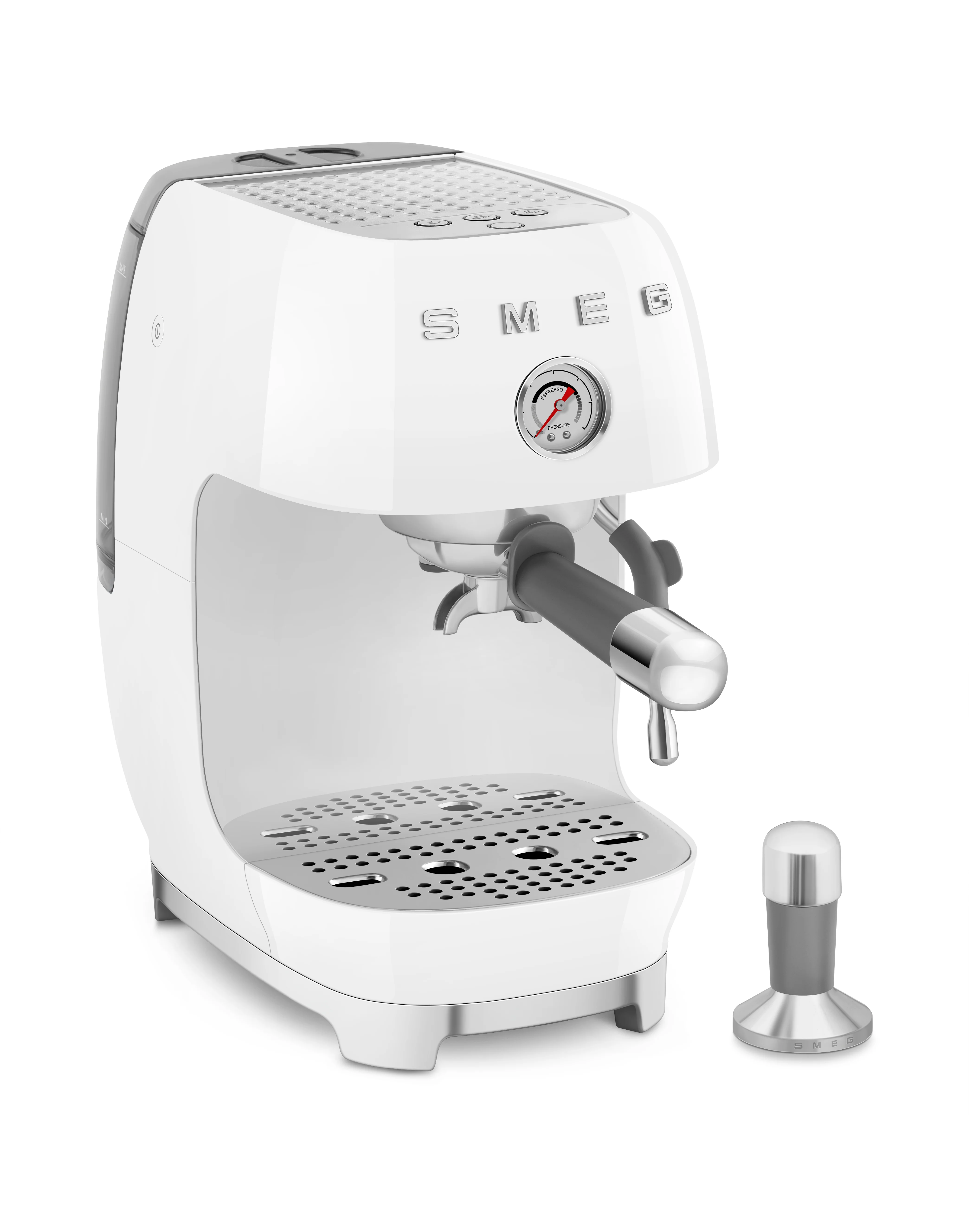 SMEG Manual Espresso Coffee Machine with Cold Brew (White) - Image 7