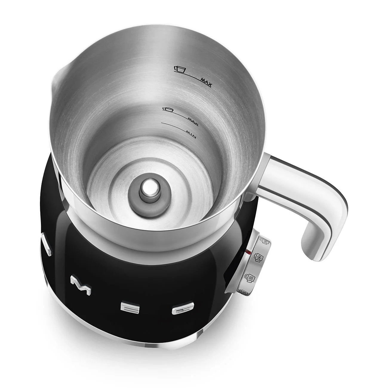 SMEG Milk Frother with 2 Discs (Black) - Image 4