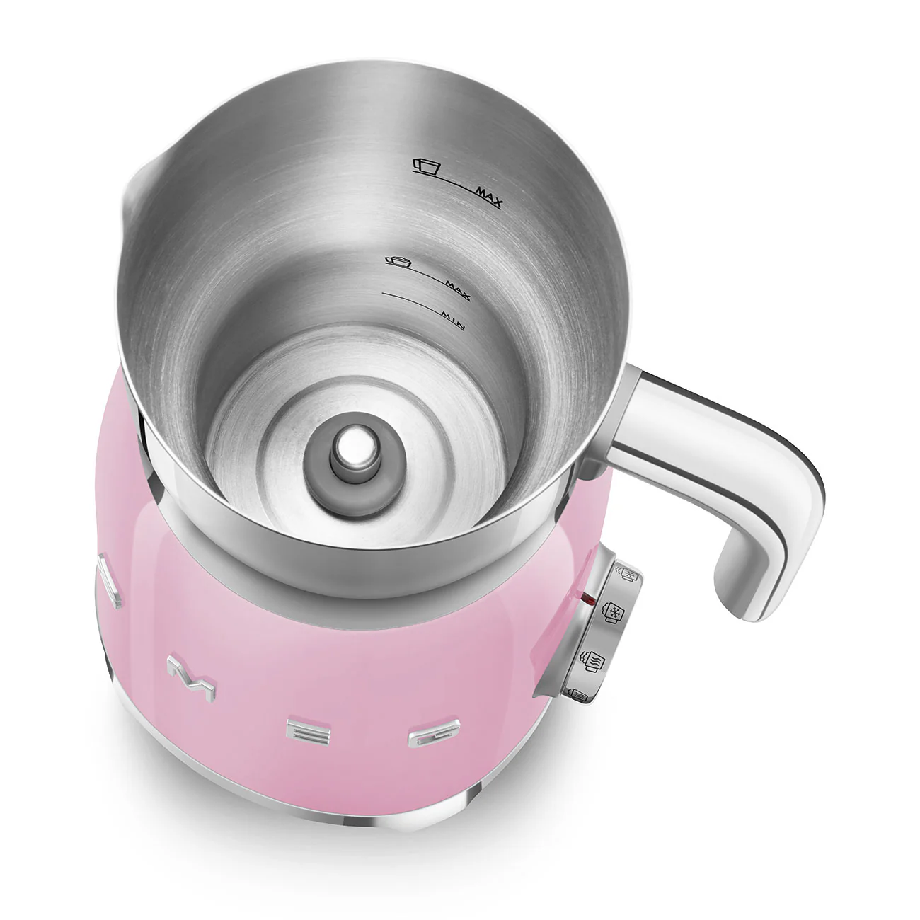 SMEG Milk Frother with 2 Discs (Pink) - Image 3