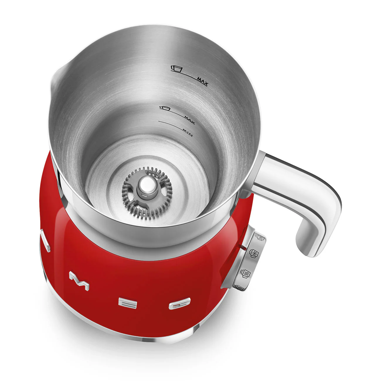 SMEG Milk Frother with 2 Discs (Red) - Image 4