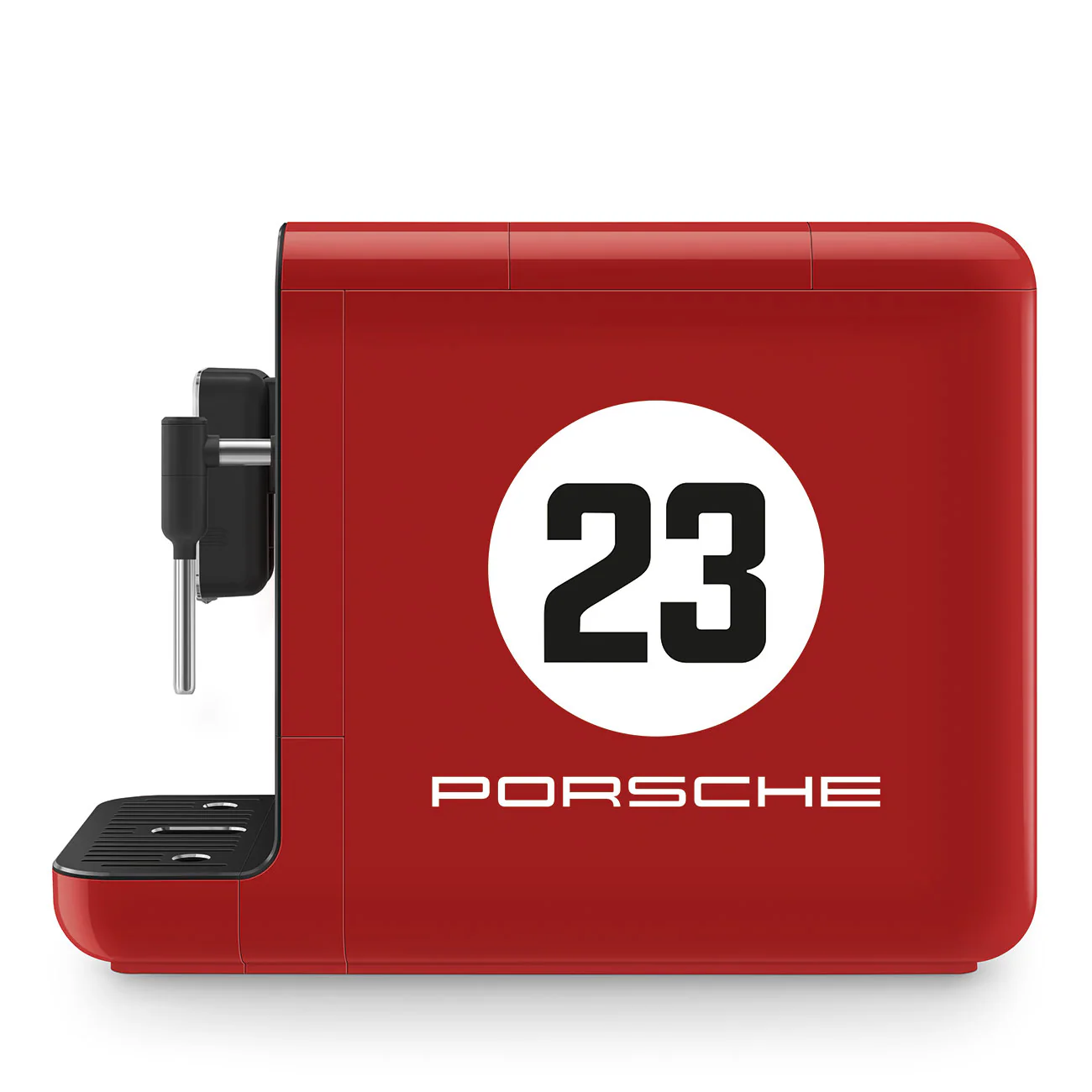 Porsche x SMEG Automatic Espresso Coffee Machine with Milk Frother 917 Salzburg Limited Edition (Red) - Image 3
