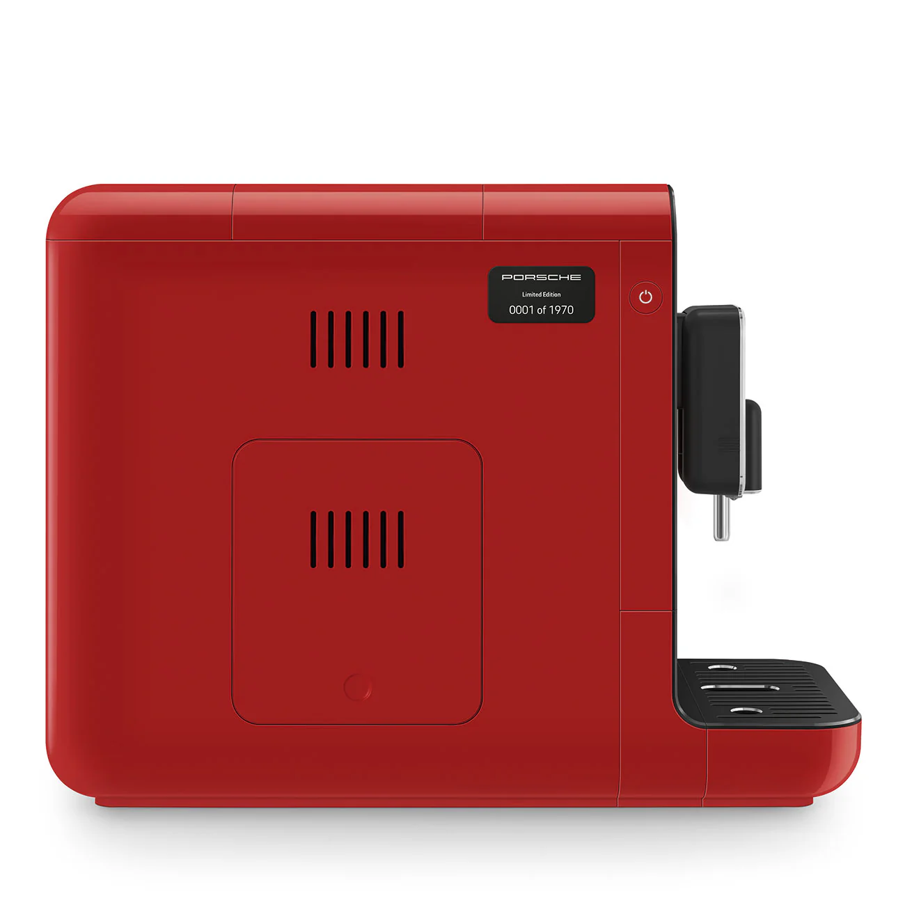 Porsche x SMEG Automatic Espresso Coffee Machine with Milk Frother 917 Salzburg Limited Edition (Red) - Image 4