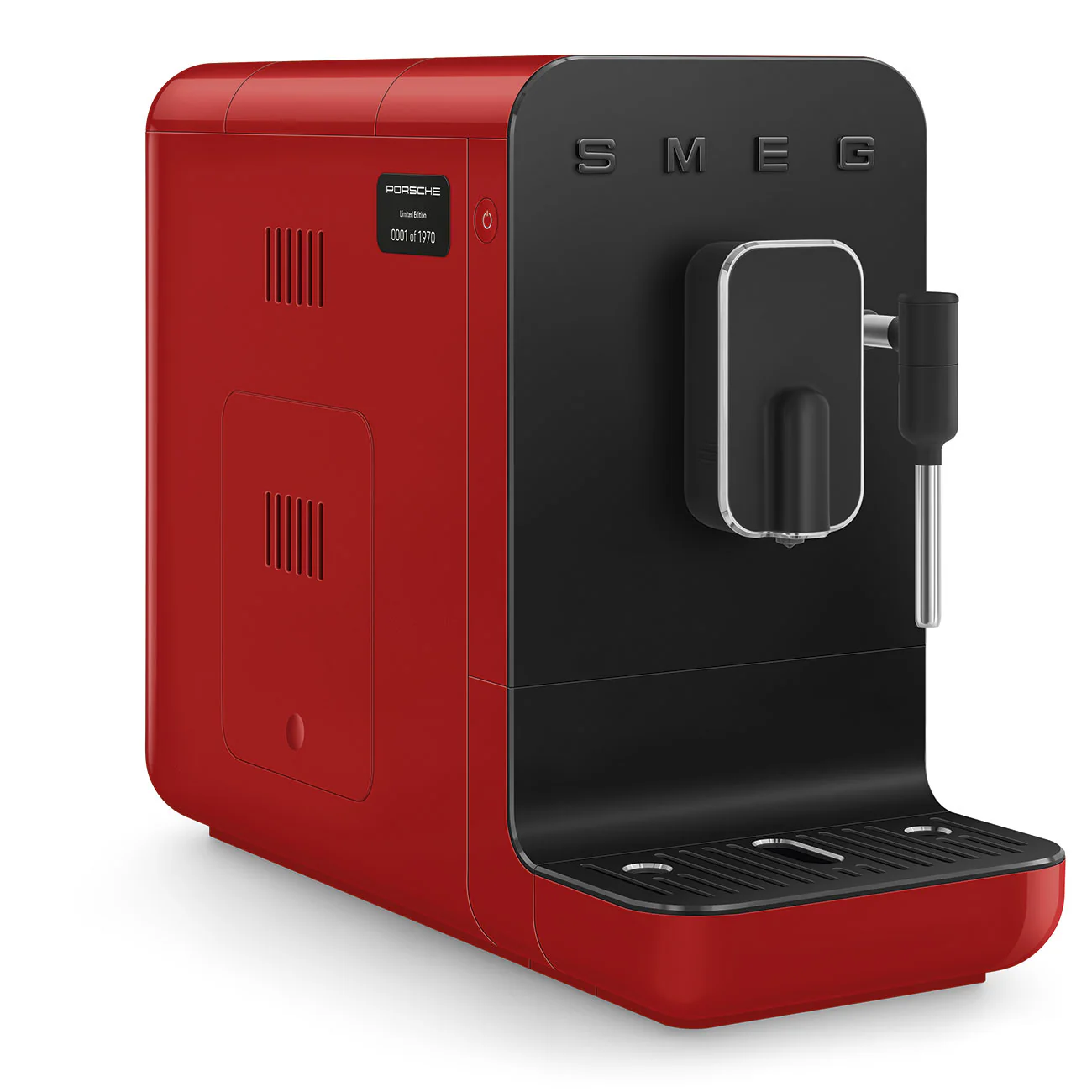 Porsche x SMEG Automatic Espresso Coffee Machine with Milk Frother 917 Salzburg Limited Edition (Red) - Image 5