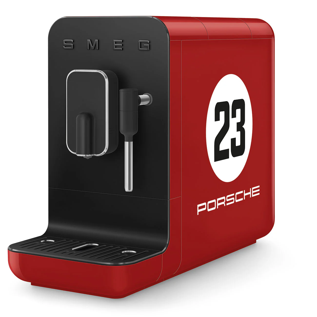 Porsche x SMEG Automatic Espresso Coffee Machine with Milk Frother 917 Salzburg Limited Edition (Red) - Image 6