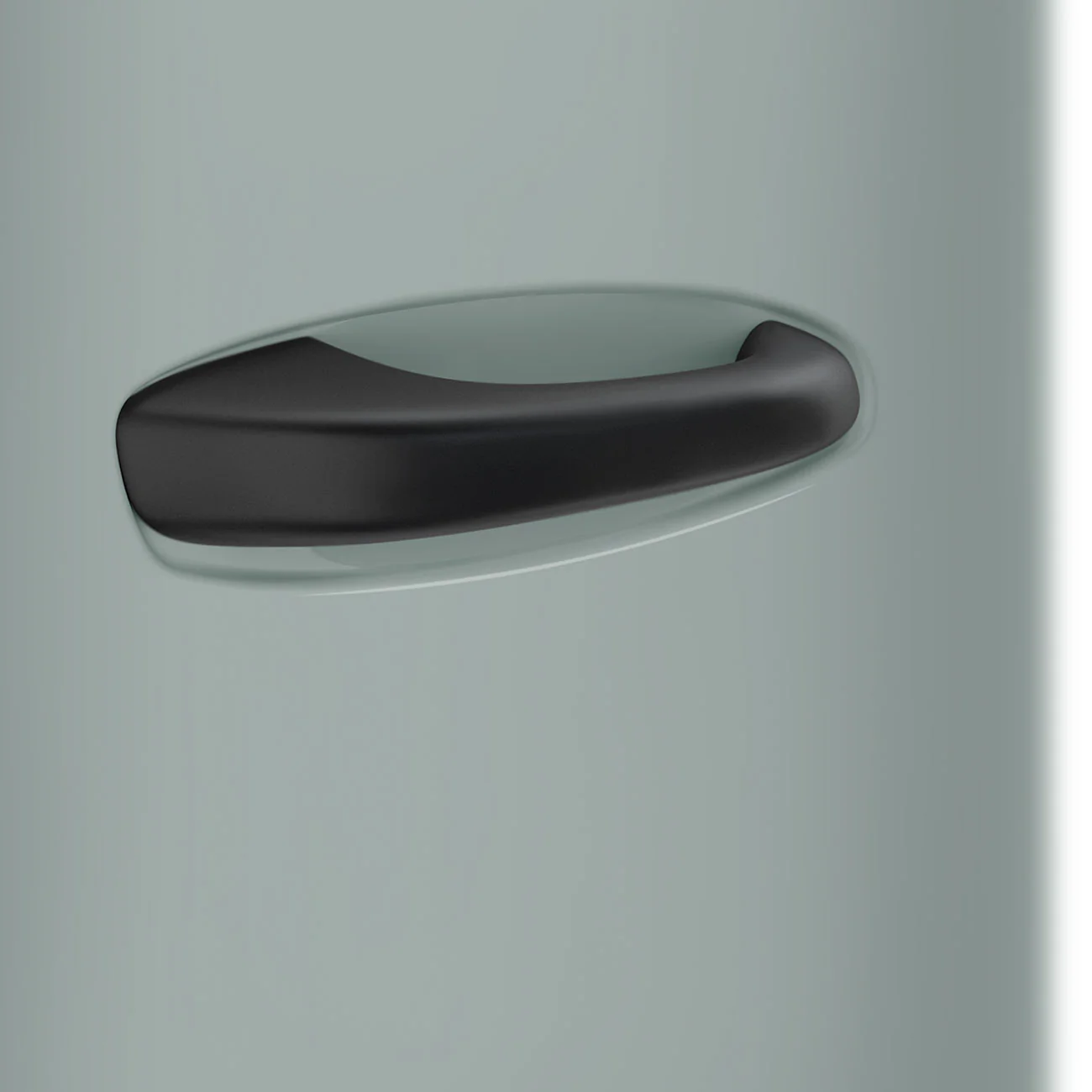 Porsche x SMEG FAB28 Retro Refrigerator Right Hinge Carrara Edition (Green Metallic) - Image 4