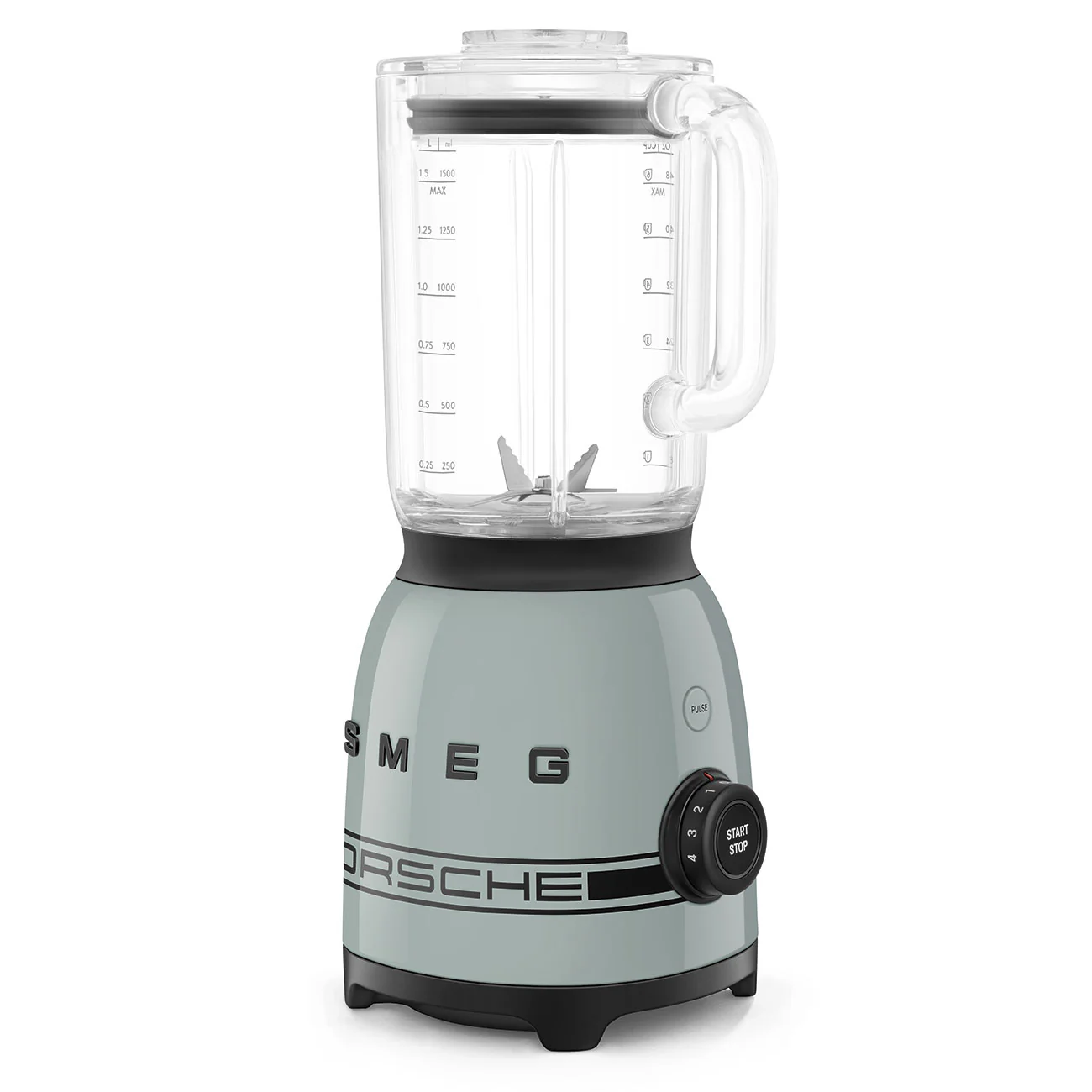 Porsche x SMEG Stand Blender with Tritan™ Renew Jar Carrara Edition (Green Metallic) - Image 4