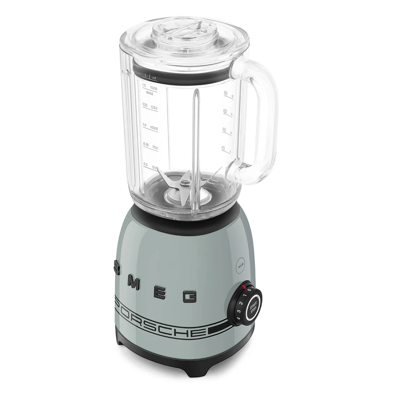 Porsche x SMEG Stand Blender with Tritan™ Renew Jar Carrara Edition (Green Metallic) - Image 7