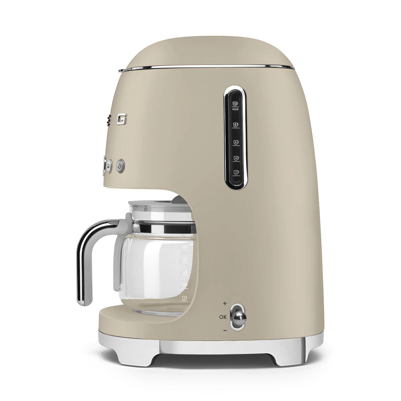 SMEG Drip Filter Coffee Machine (Moonlight Cream Matte) - Image 2