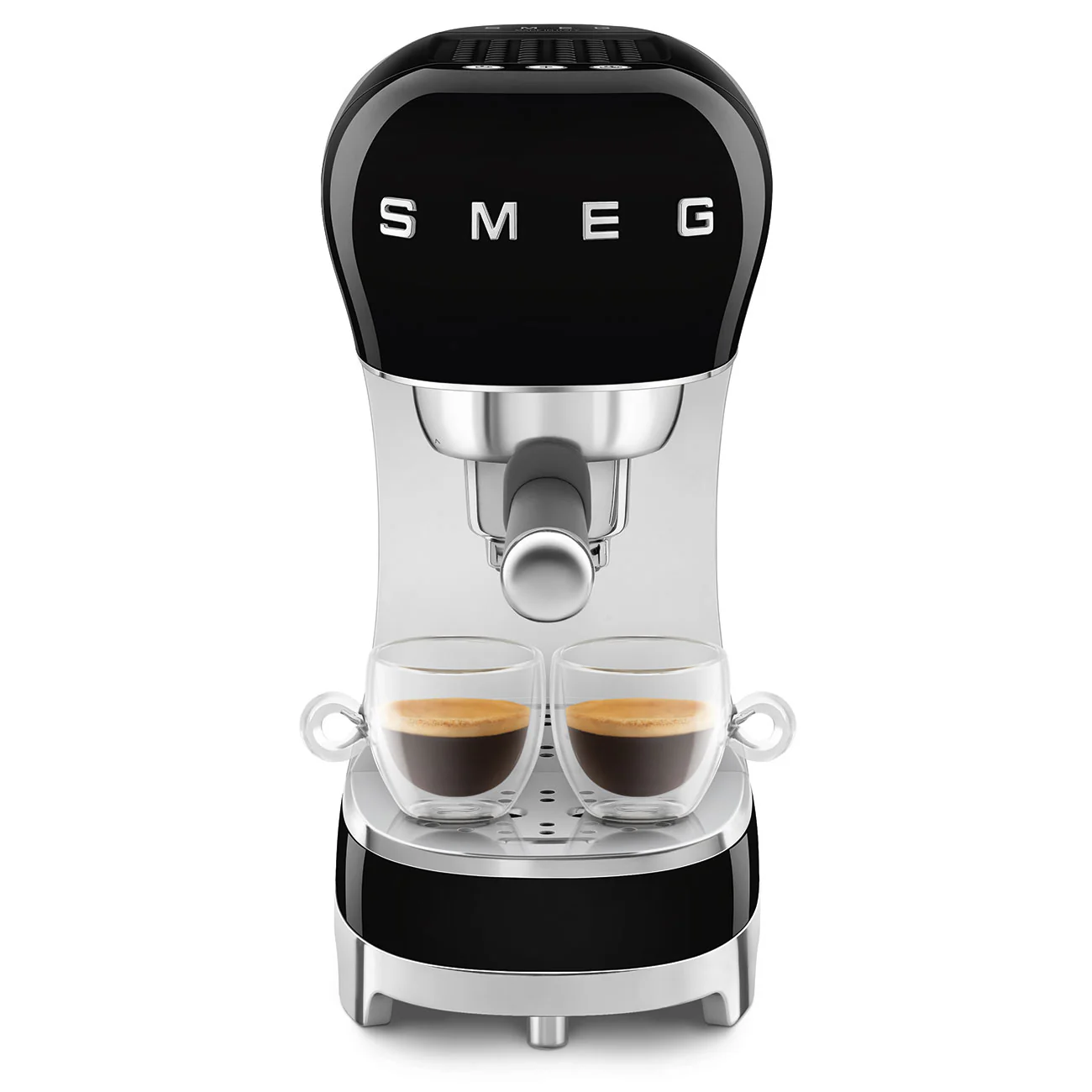 SMEG Manual Espresso Coffee Machine (Black) - Image 3