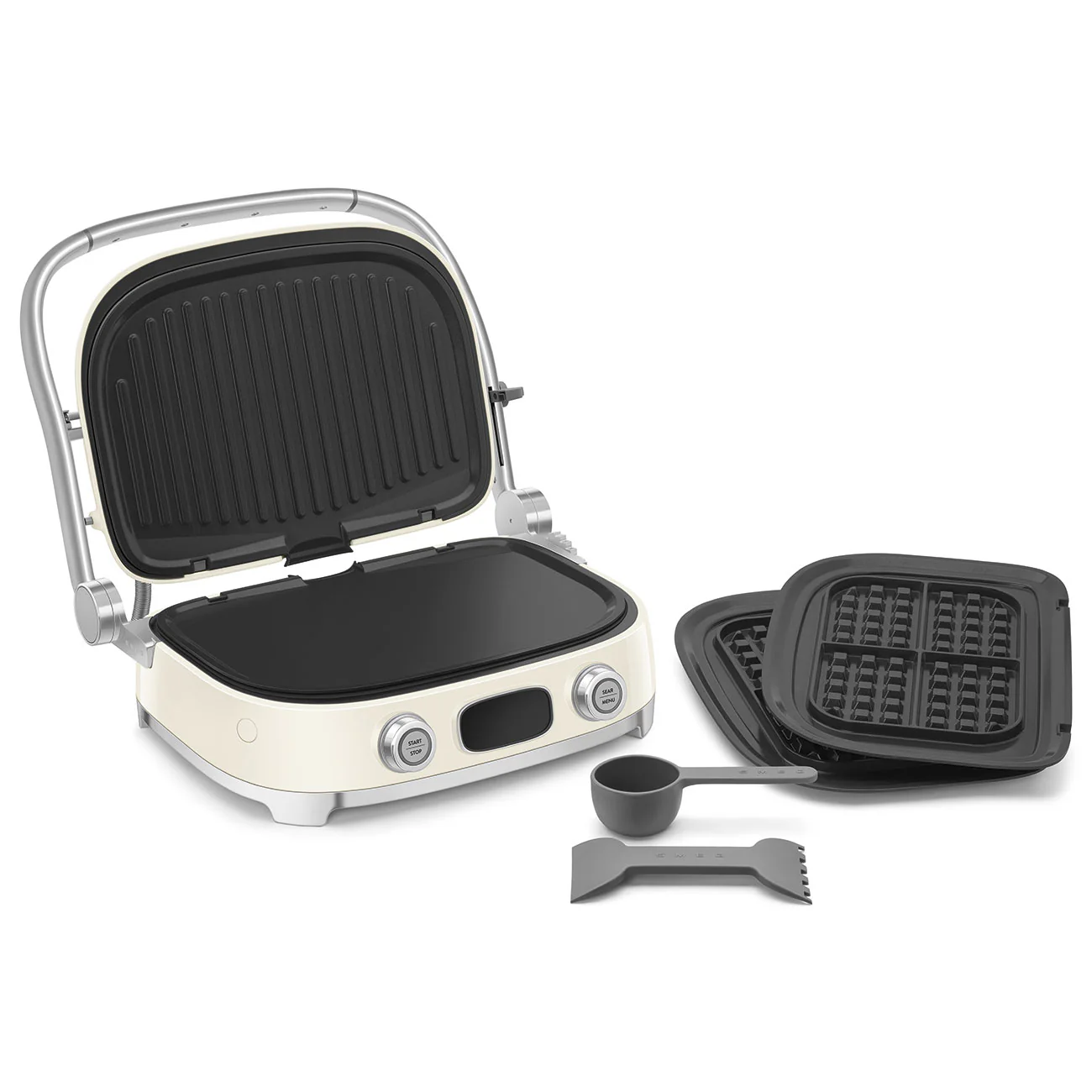 SMEG Multi Use Grill (Cream) - Image 3