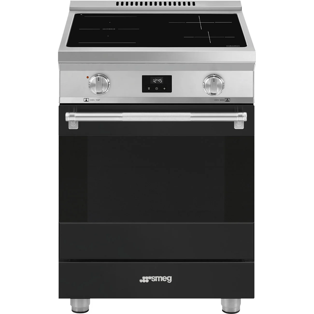 SMEG Professional 24" Induction Range (Anthracite - SS Facia)