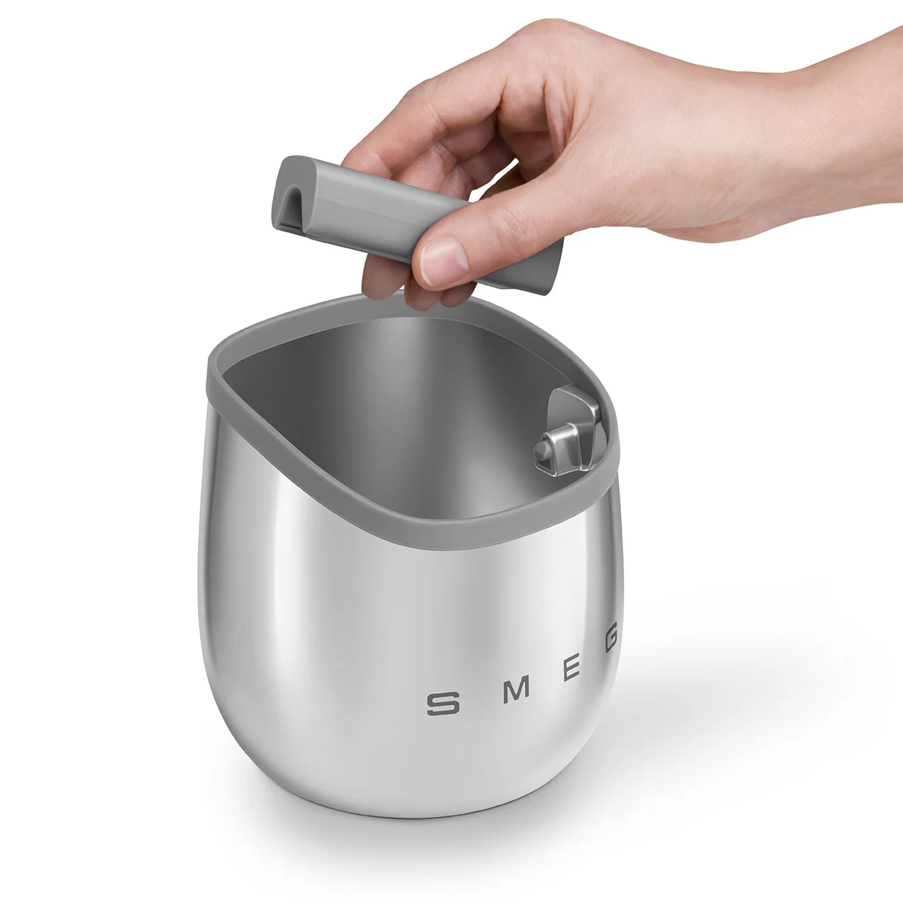 SMEG Knock Box for Espresso Machines (Stainless Steel) - Image 3