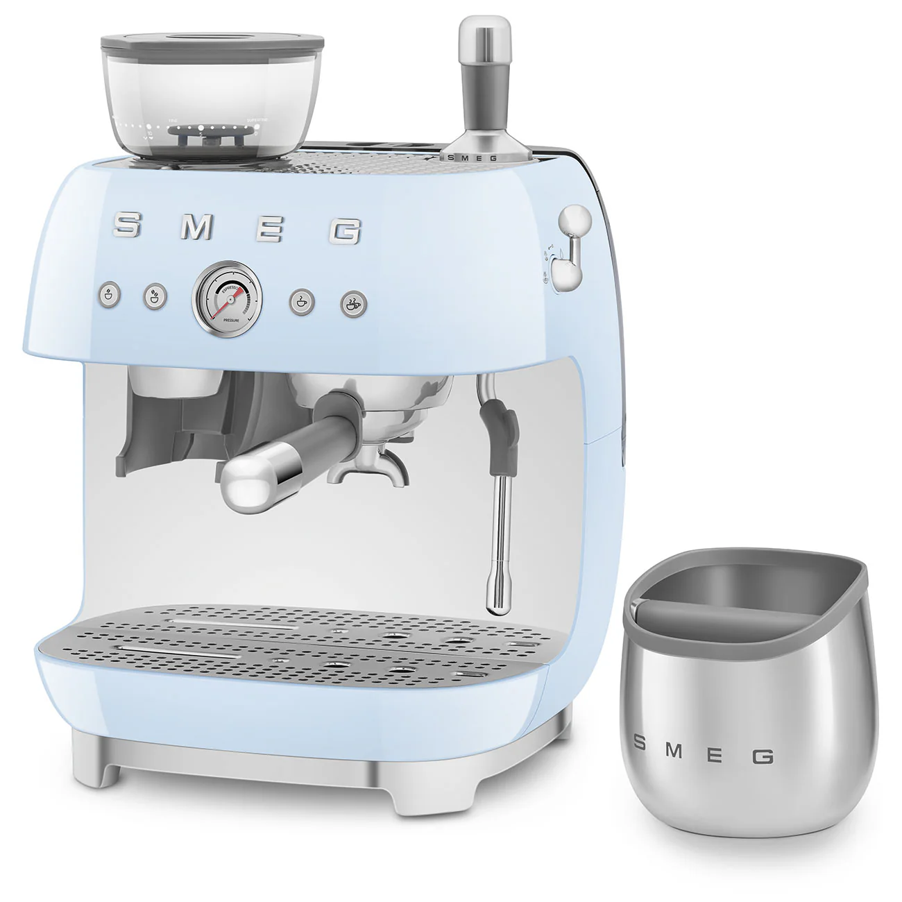 SMEG Knock Box for Espresso Machines (Stainless Steel) - Image 5