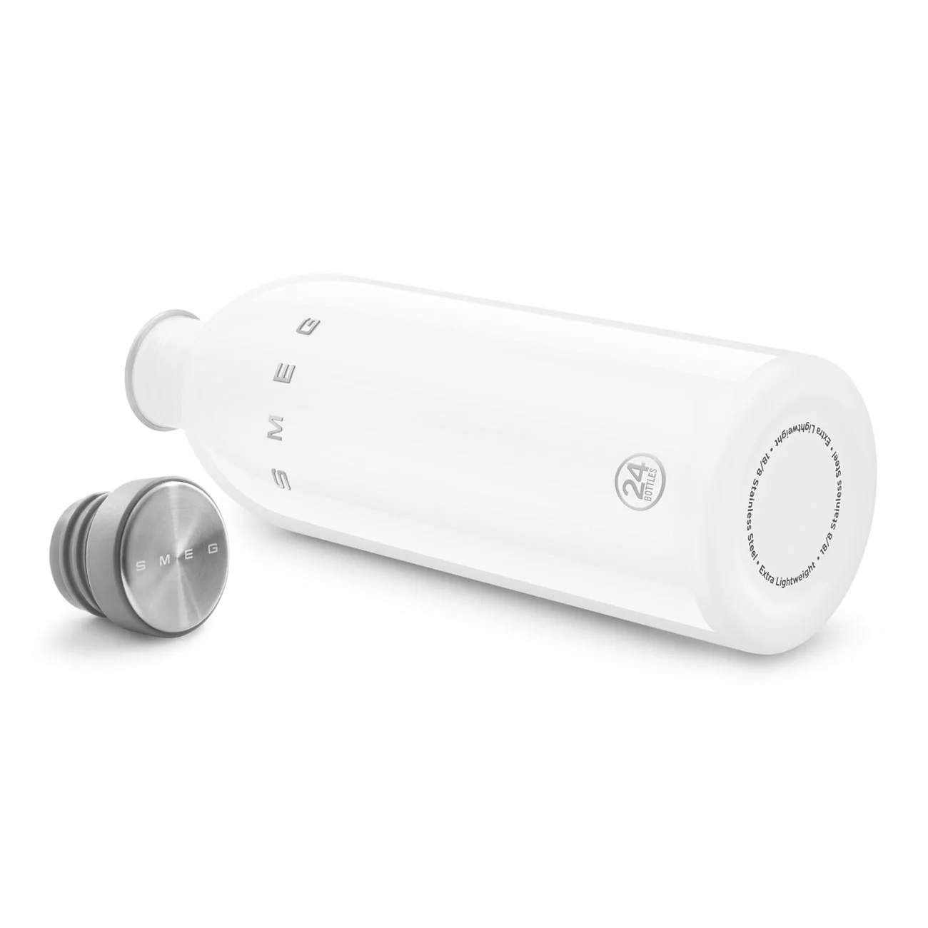 SMEG x 24Bottles Urban Water Bottle 1 L (White) - Image 3