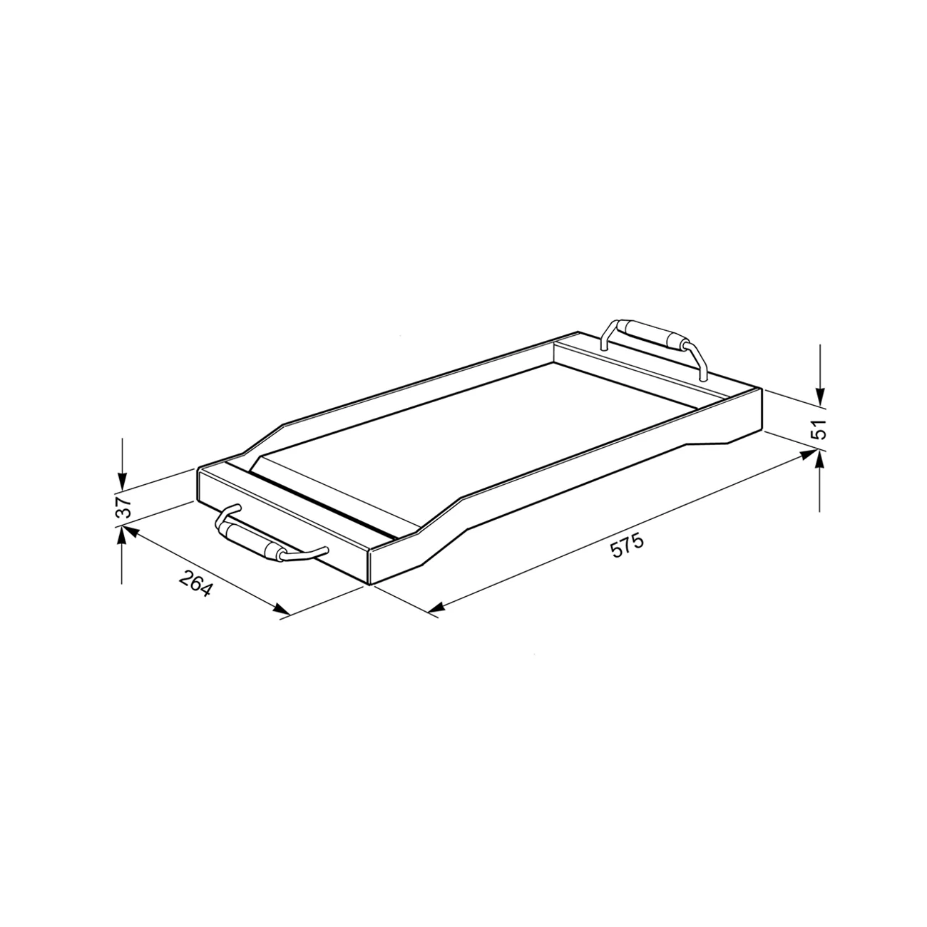 SMEG Tepanjaki Grill Plate for Range and Cooktop - Image 3